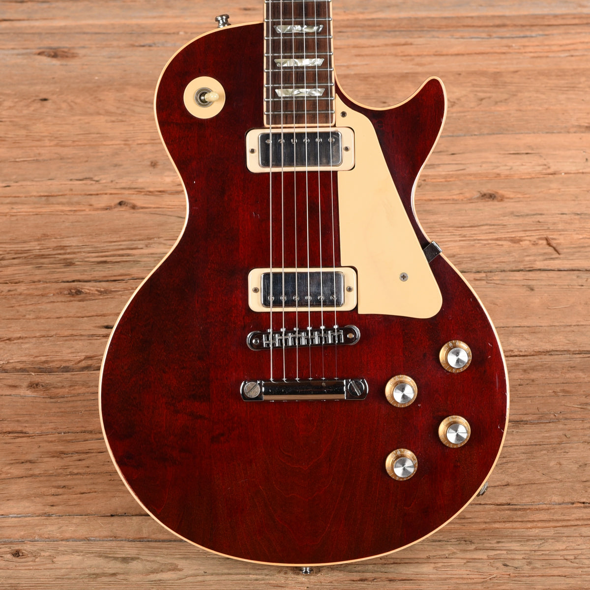 Gibson Les Paul Deluxe Wine Red 1978 Electric Guitars