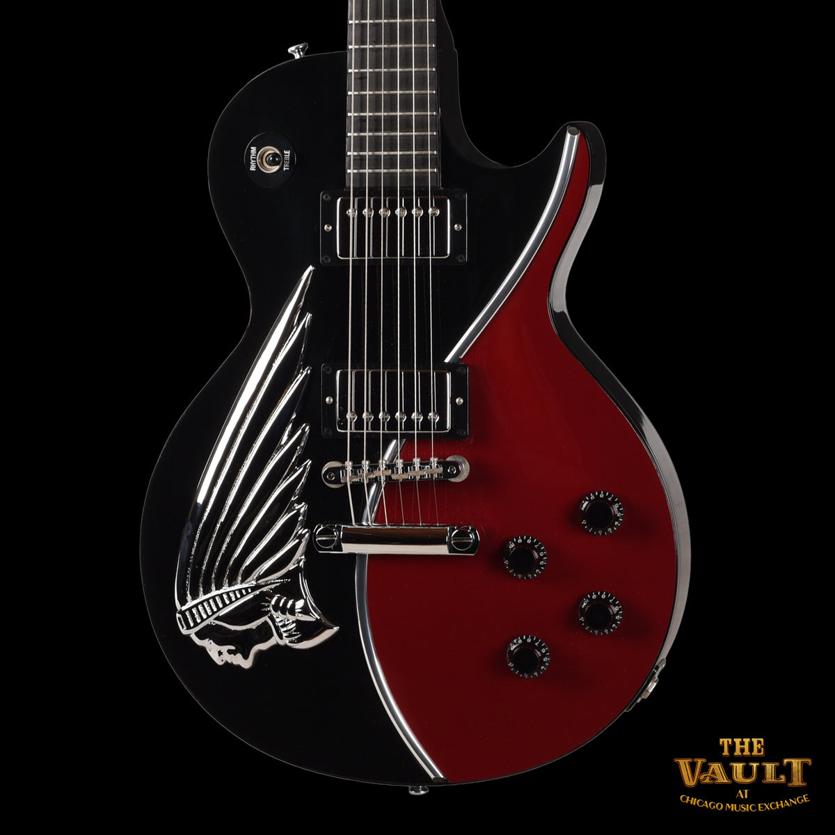Gibson Les Paul Indian Motorcycle Model w/Display Case Black Electric Guitars