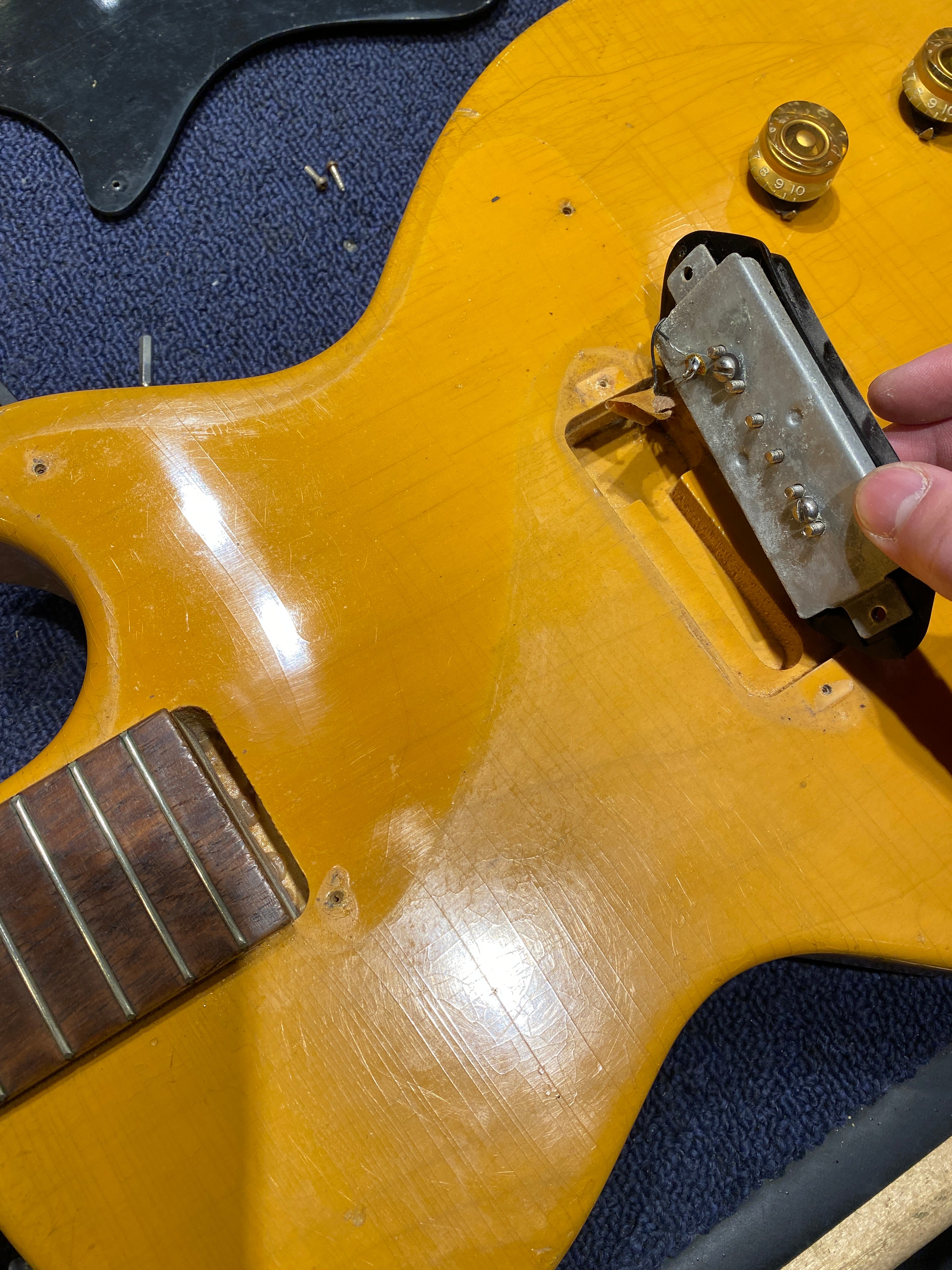 Gibson Les Paul Junior 3/4 TV Yellow 1954 Electric Guitars