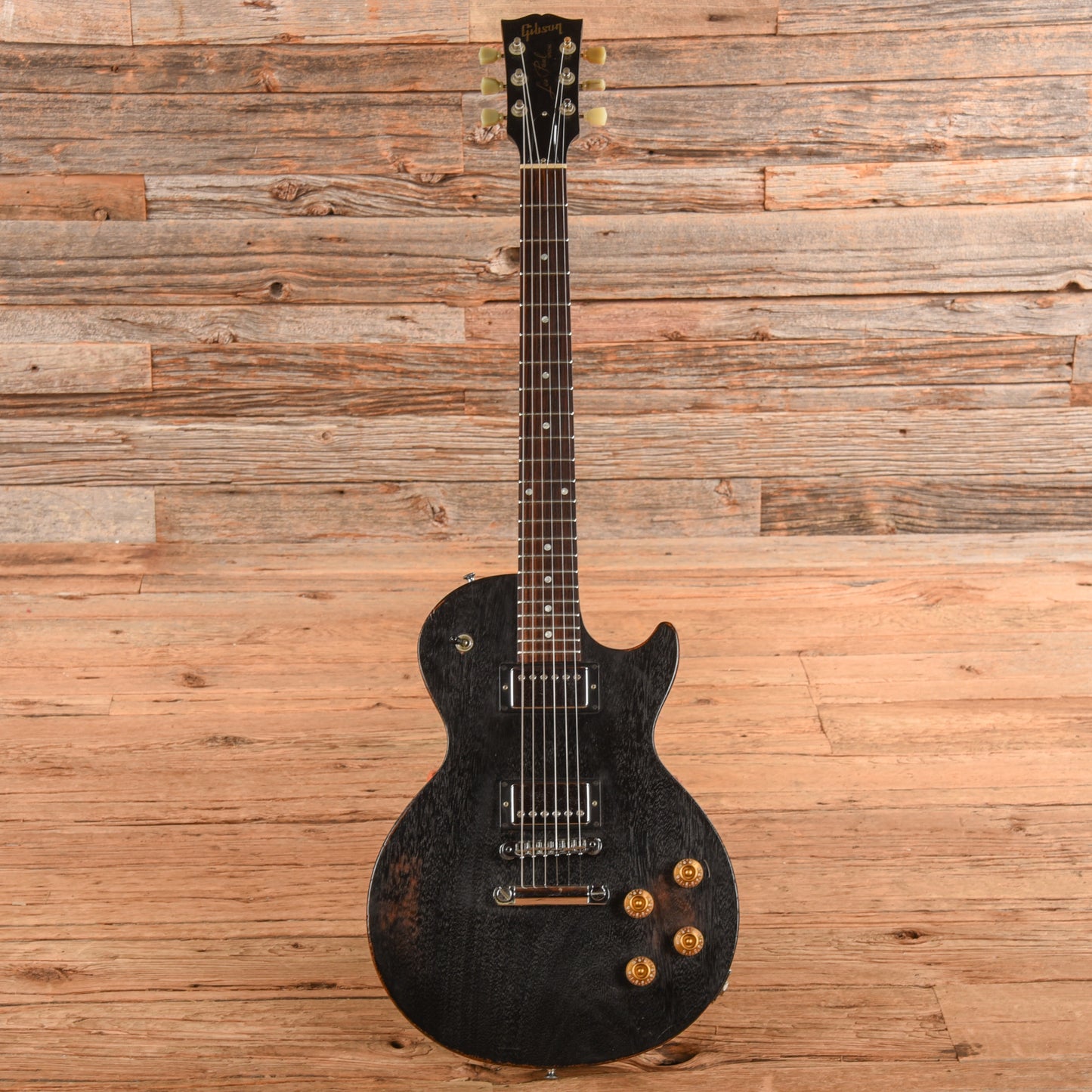 Gibson Les Paul Junior Special Worn Ebony 2002 Electric Guitars