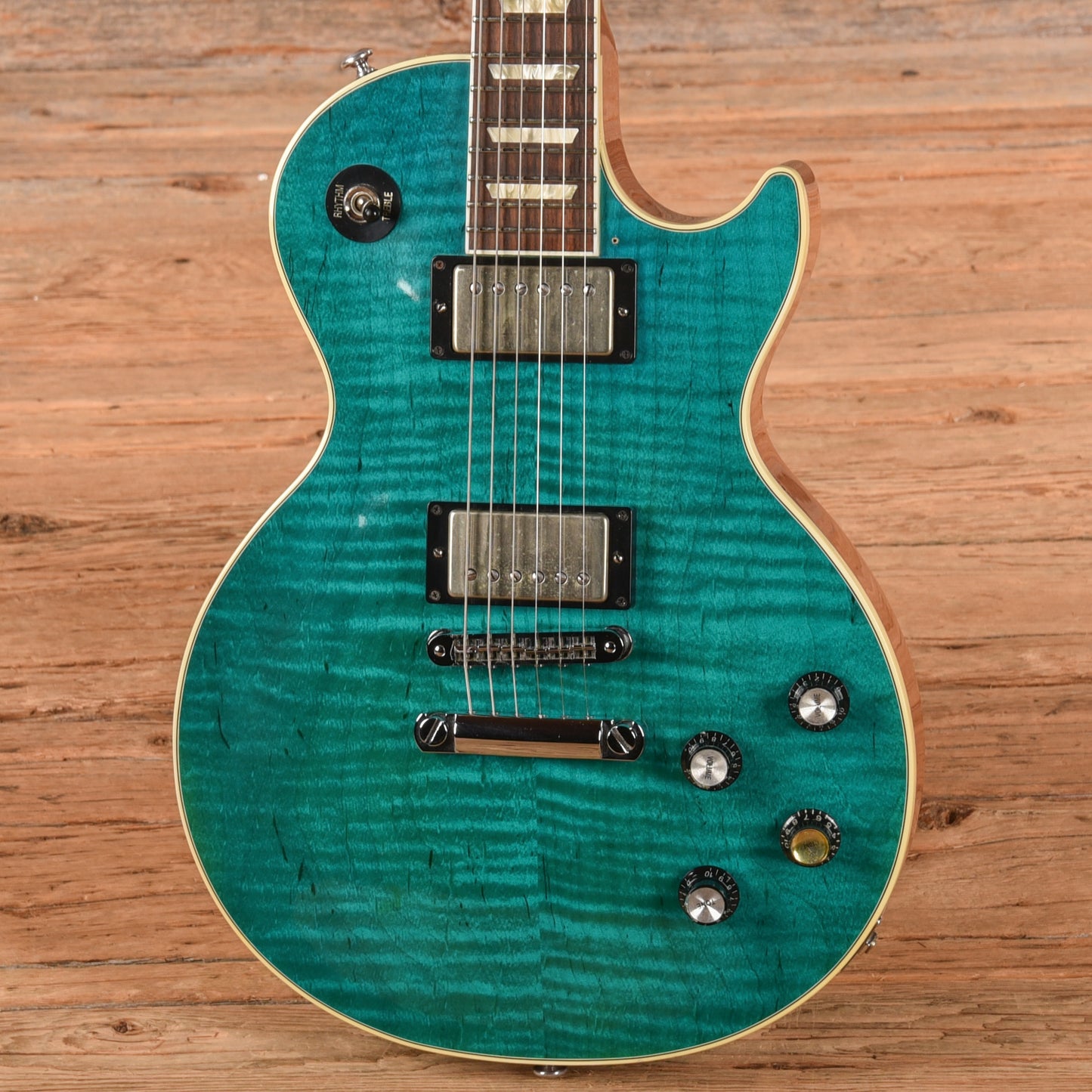 Gibson Les Paul Signature Caribbean Blue 2014 Electric Guitars