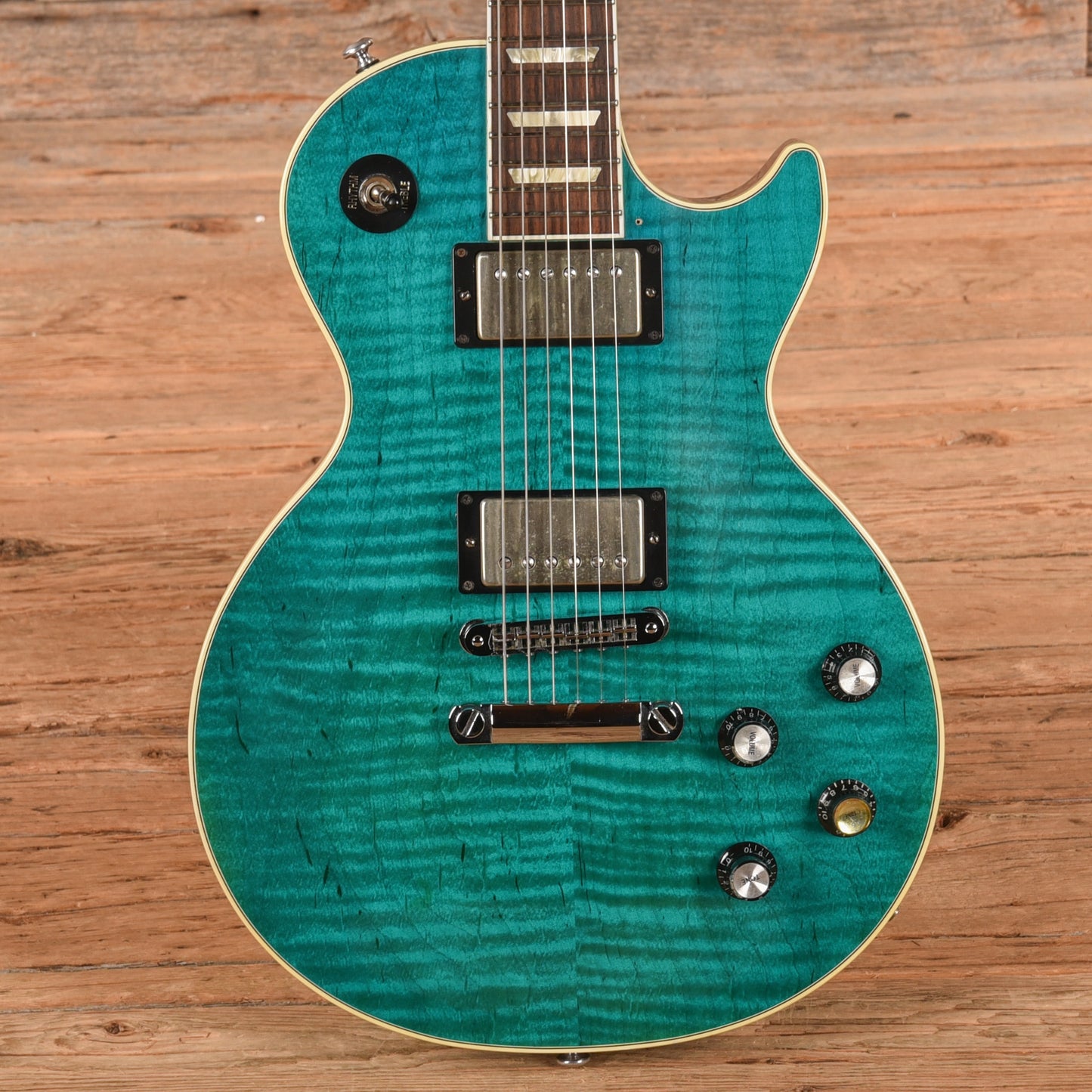 Gibson Les Paul Signature Caribbean Blue 2014 Electric Guitars