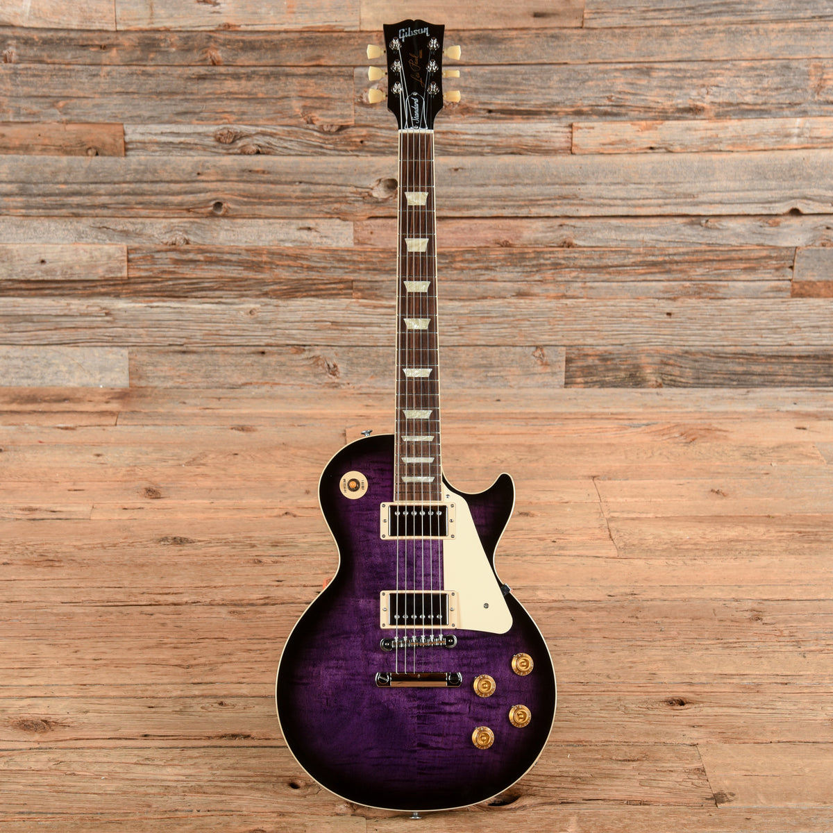 Gibson Les Paul Standard 50s Dark Purple Burst 2024 Electric Guitars