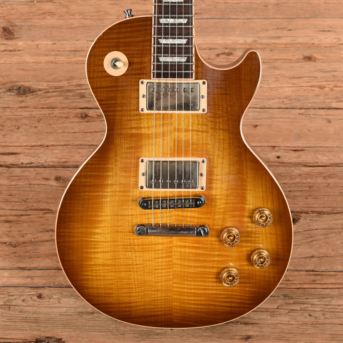 Gibson Les Paul Standard Lemon Burst 2001 Electric Guitars
