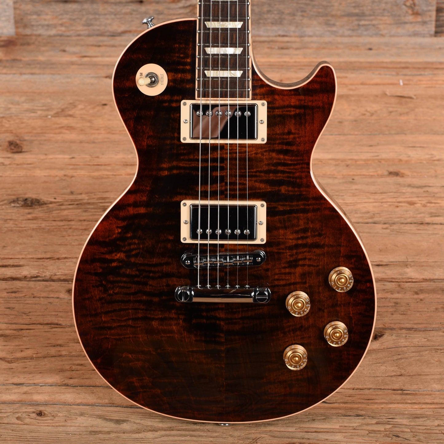 Gibson Les Paul Standard Premium Plus Root Beer 2014 Electric Guitars