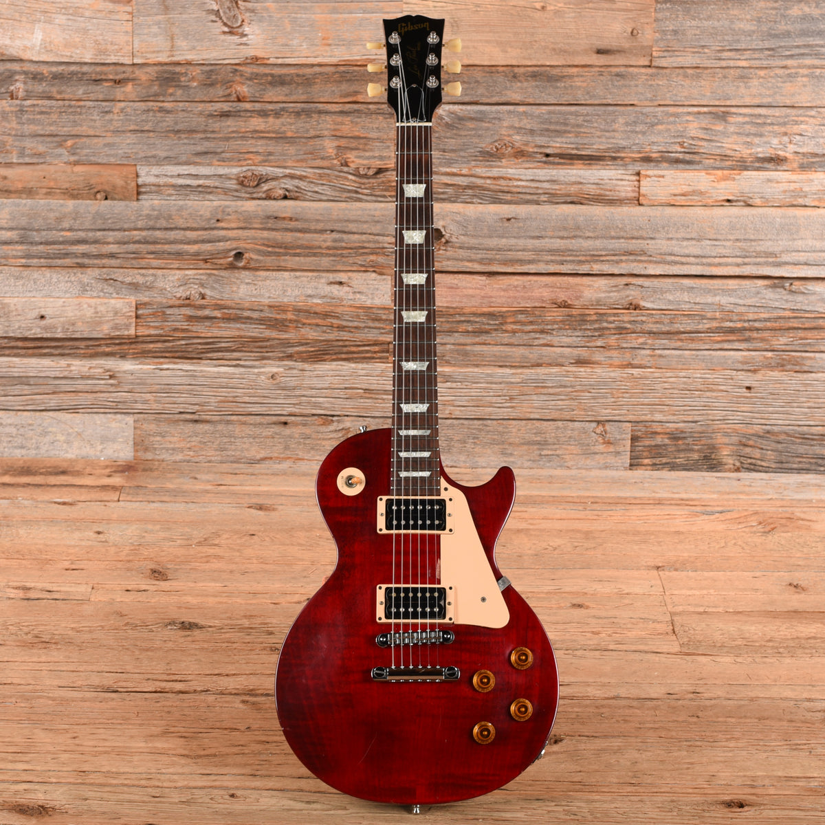 Gibson Les Paul Studio Transparent Red 2004 Electric Guitars