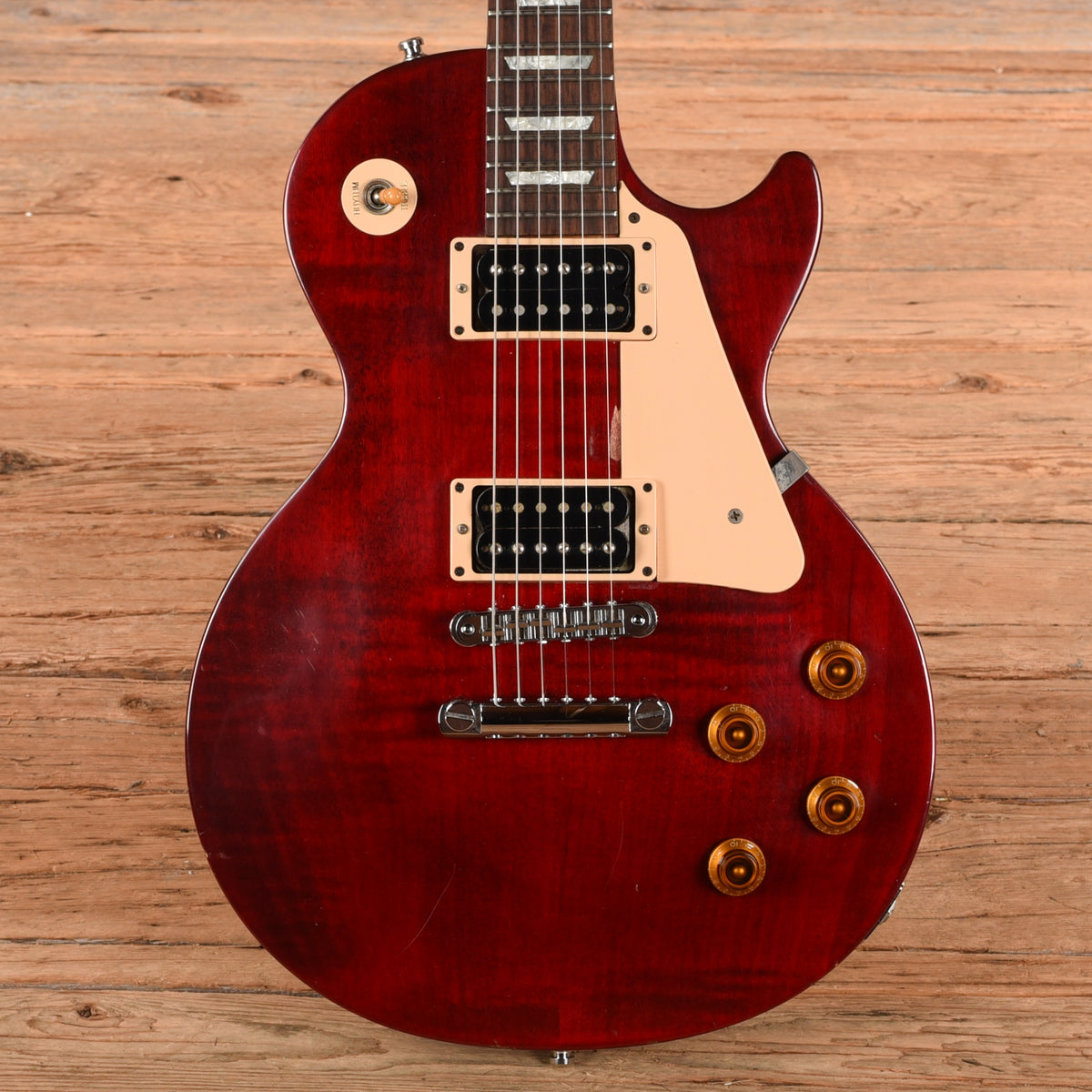 Gibson Les Paul Studio Transparent Red 2004 Electric Guitars