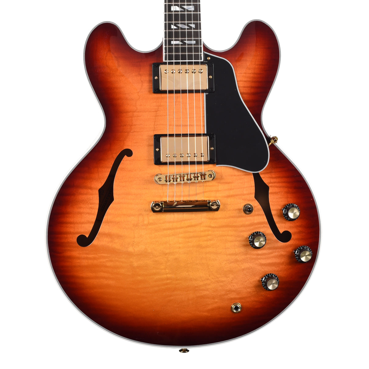 Gibson Modern ES Supreme AAA Maple Bourbon Burst Electric Guitars