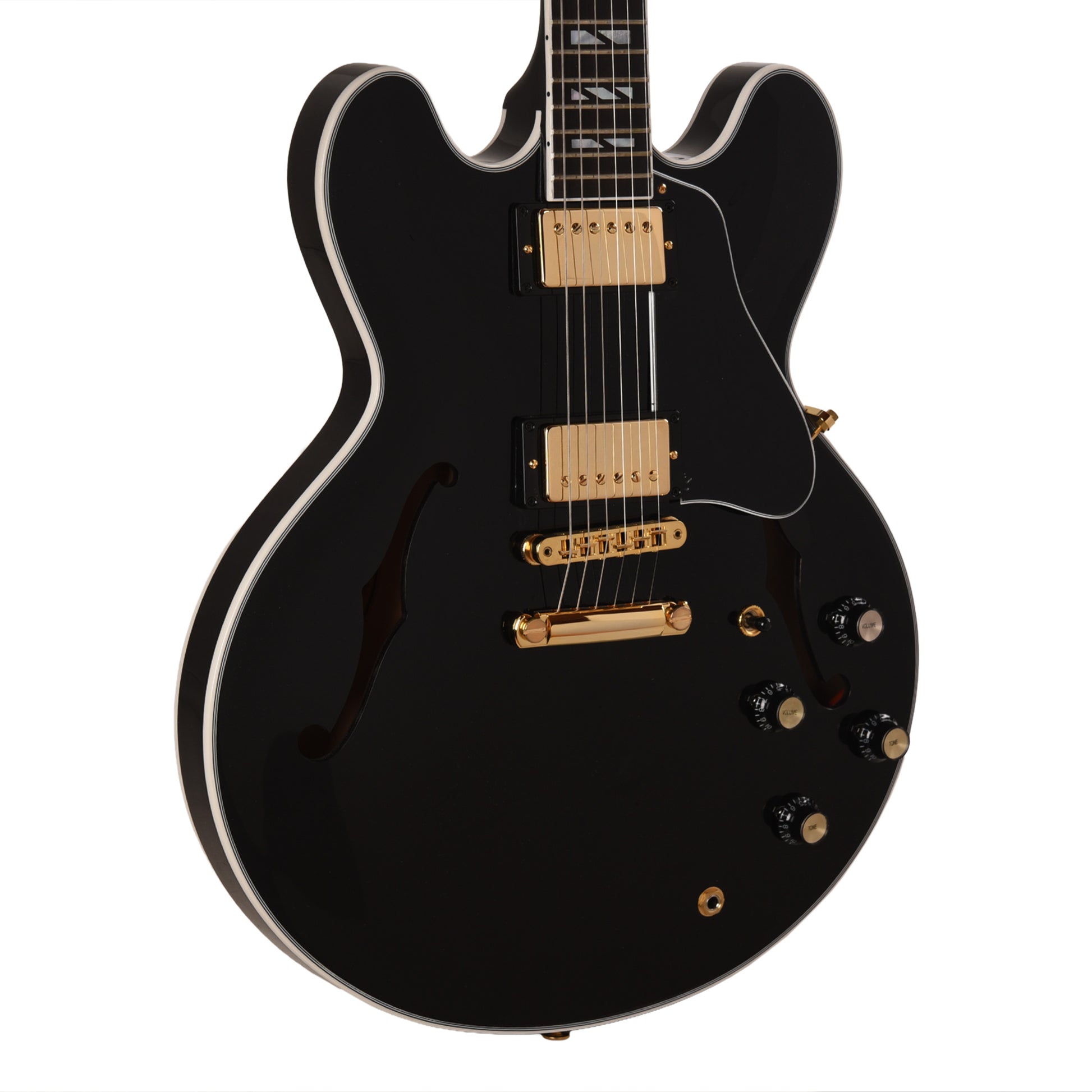 Gibson Modern ES Supreme Ebony Electric Guitars