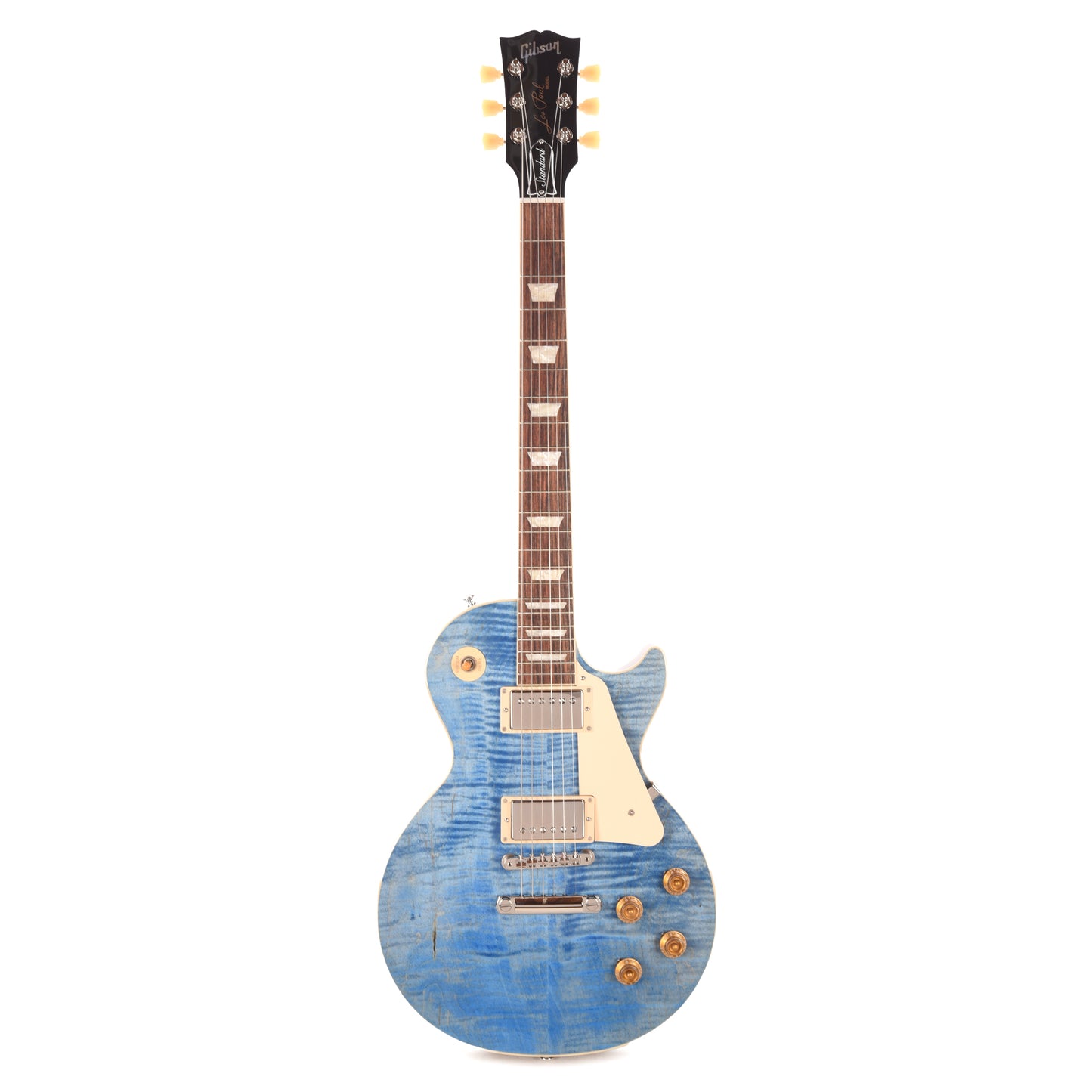 Gibson Original Les Paul Standard '50s Figured Top Ocean Blue Electric Guitars