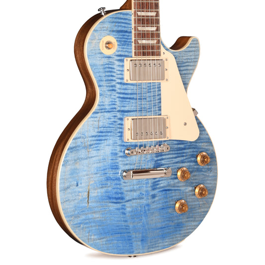 Gibson Original Les Paul Standard '50s Figured Top Ocean Blue Electric Guitars