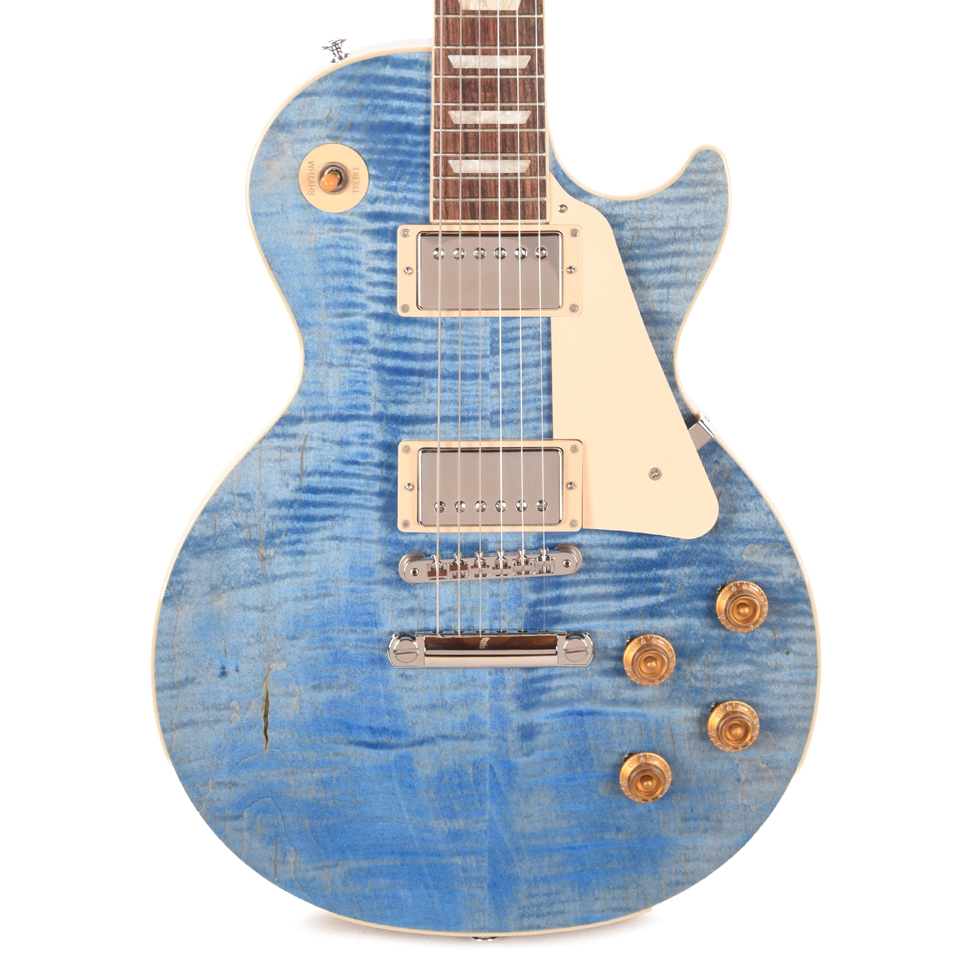 Gibson Original Les Paul Standard '50s Figured Top Ocean Blue Electric Guitars