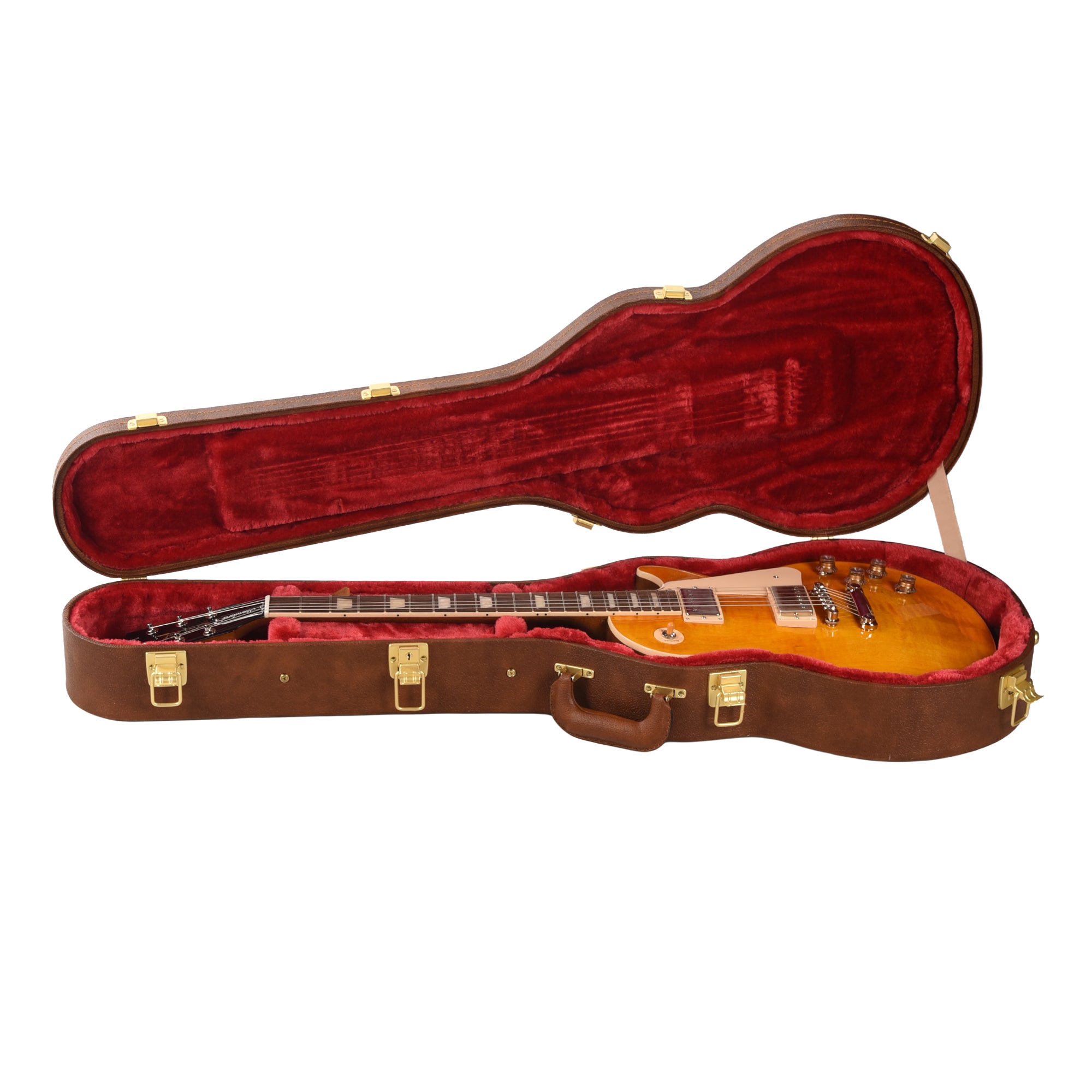 Gibson Original Les Paul Standard '60s Figured Top Honey Amber Electric Guitars
