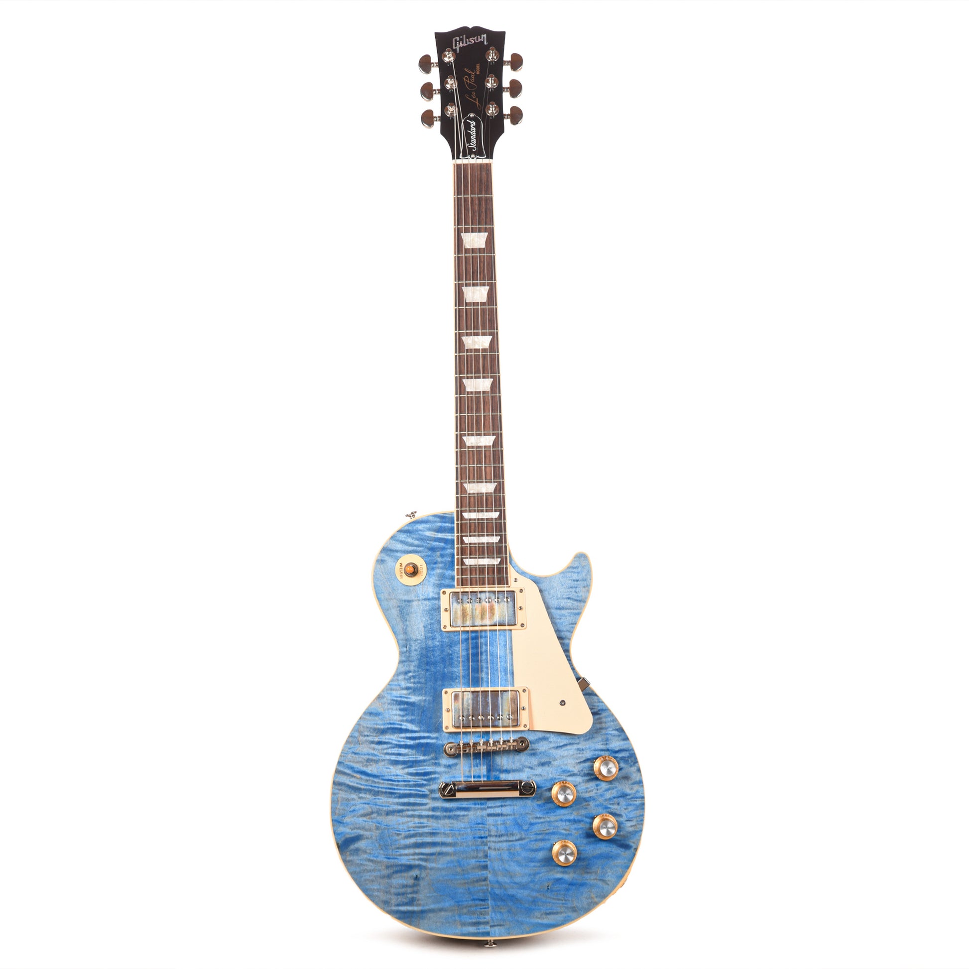 Gibson Original Les Paul Standard '60s Figured Top Ocean Blue Electric Guitars