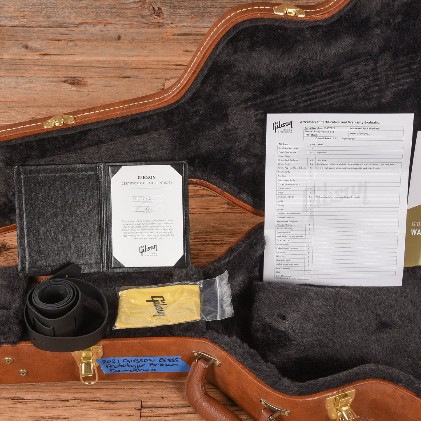 Gibson Prototype ES-335 String Through Mocha Brown 2021 Electric Guitars
