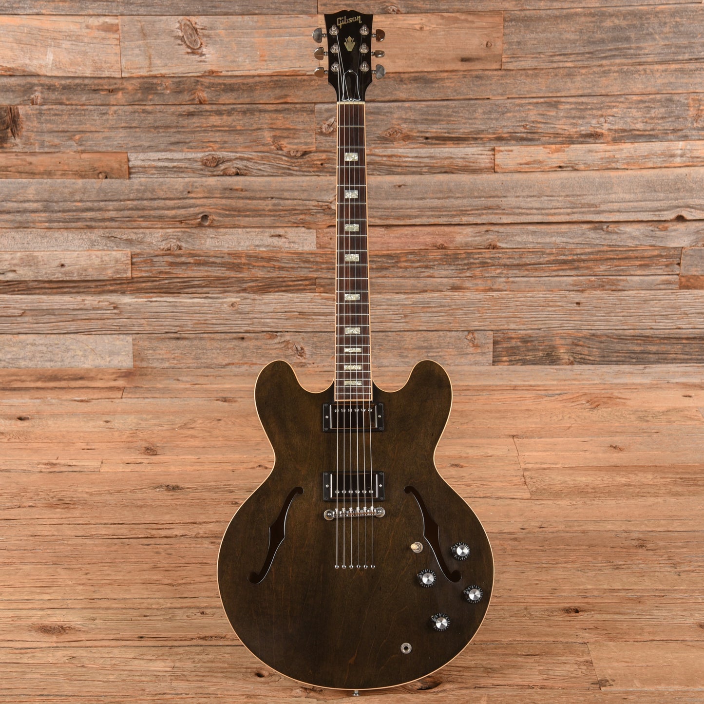 Gibson Prototype ES-335 String Through Mocha Brown 2021 Electric Guitars