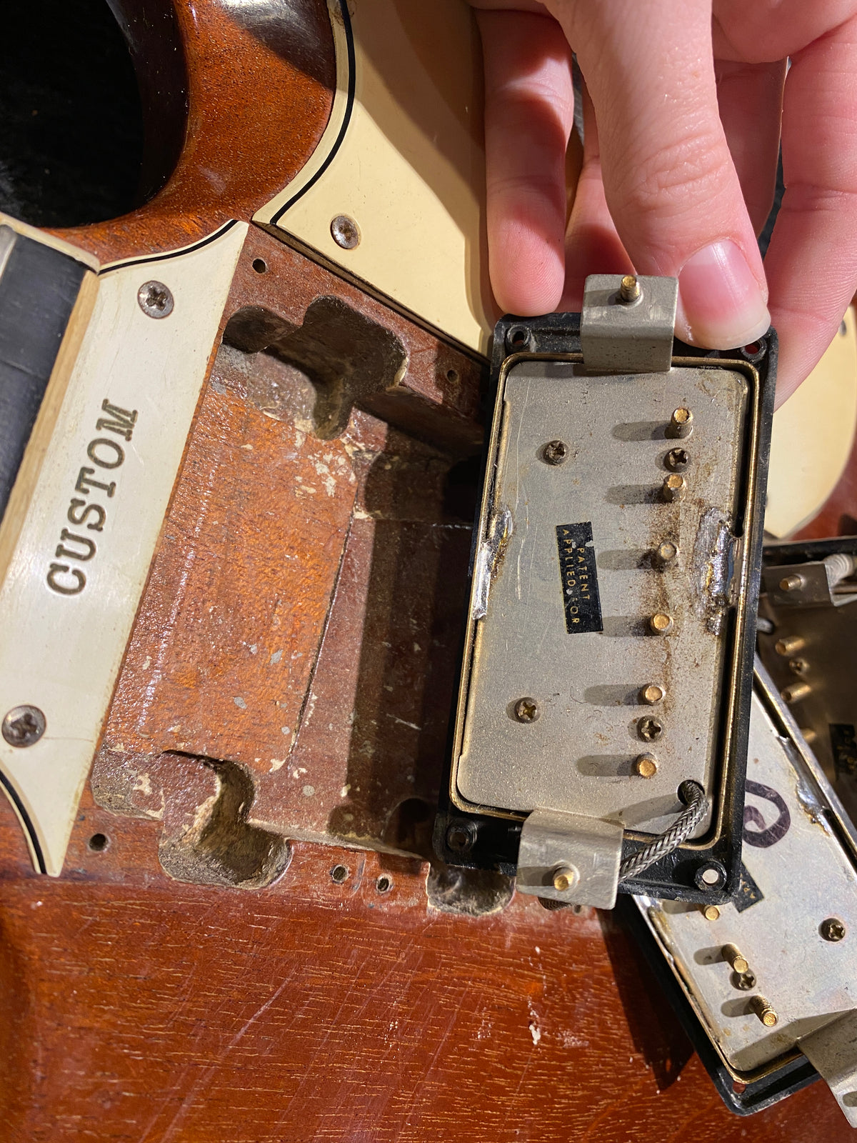 Gibson SG Custom Natural Refin 1963 Electric Guitars