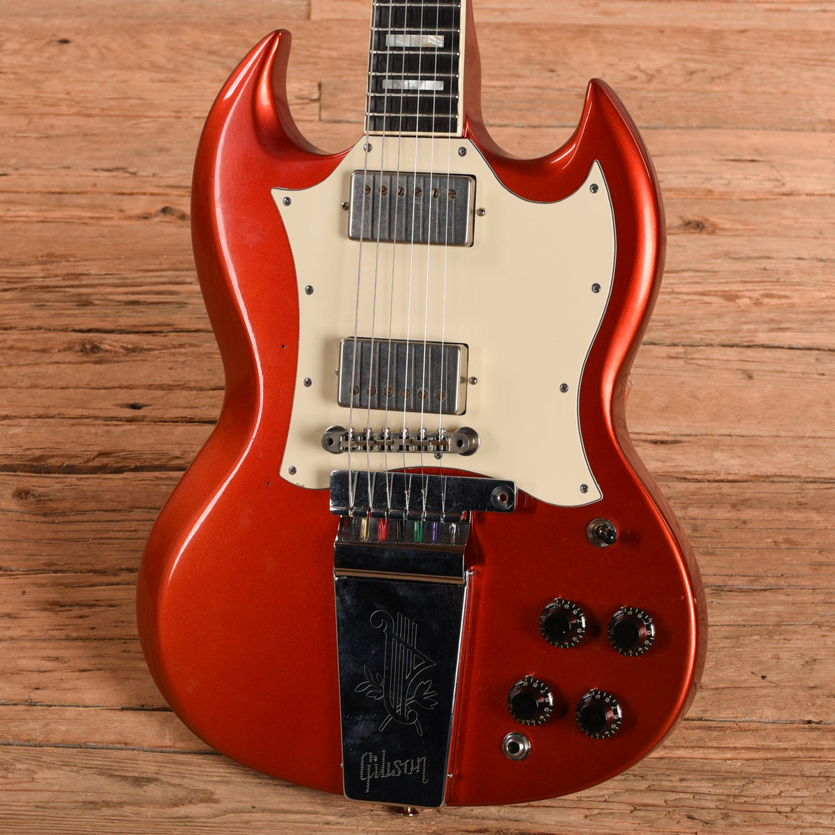 Gibson SG Custom Refin Faded Candy Apple Red 1969 Electric Guitars
