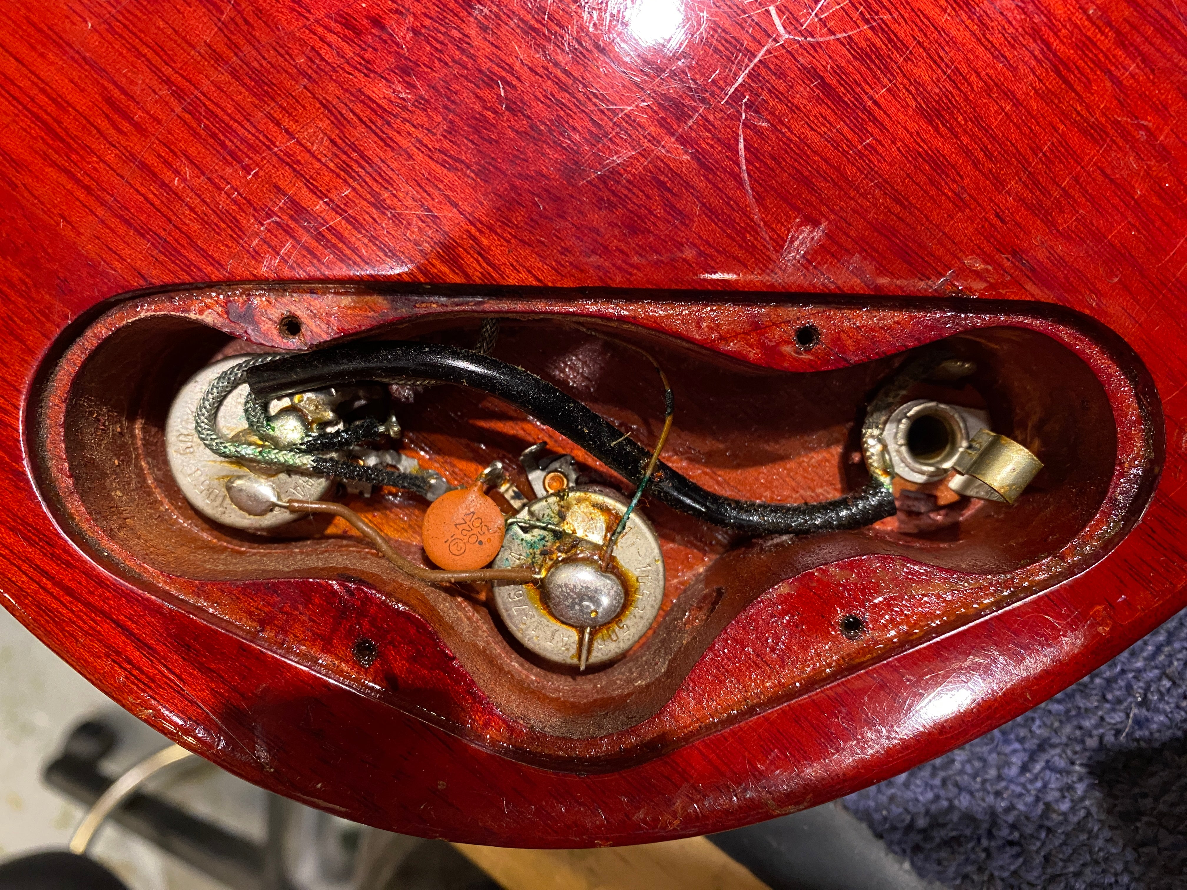 Gibson SG Junior Cherry 1965 Electric Guitars
