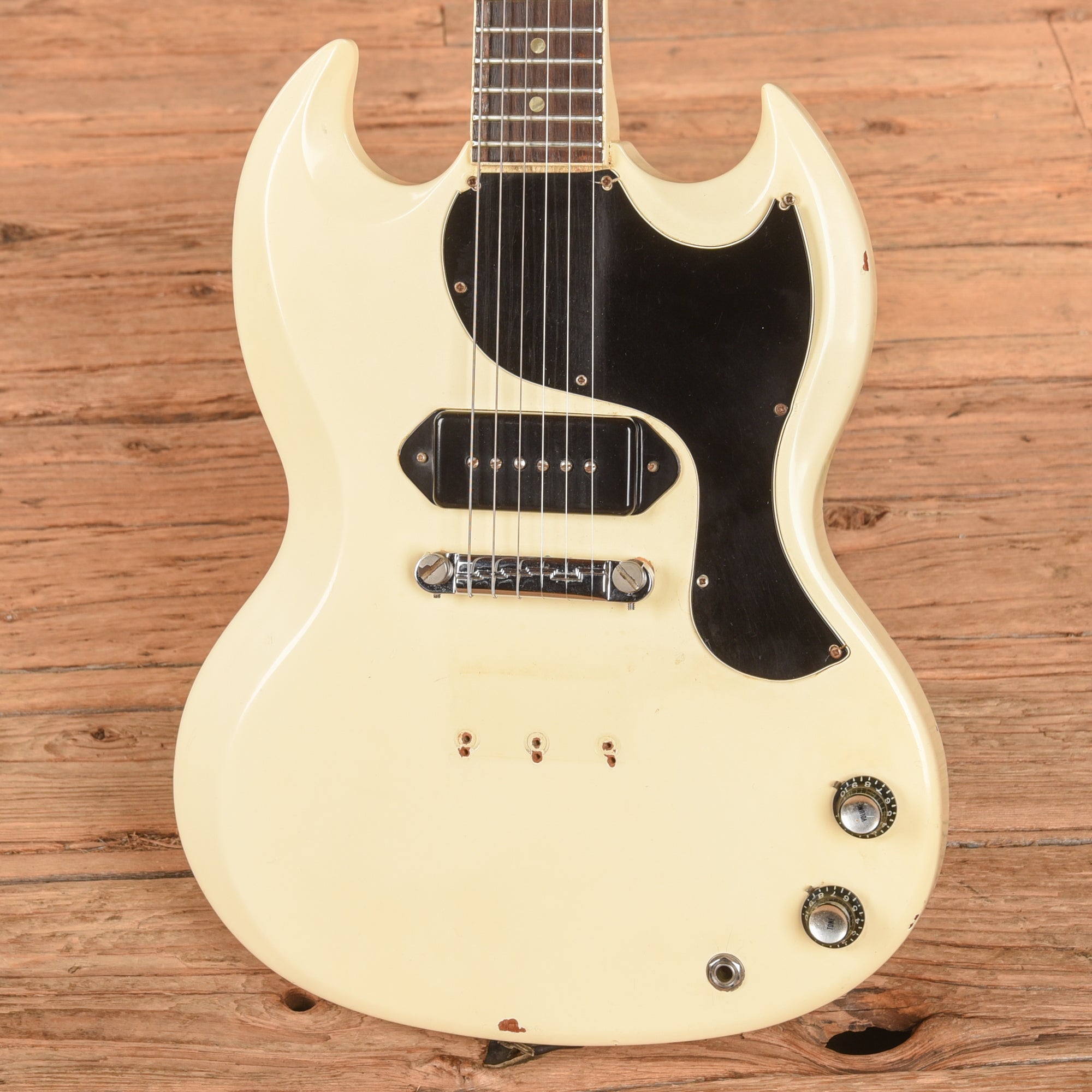 Gibson SG Junior Polaris White 1965 Electric Guitars
