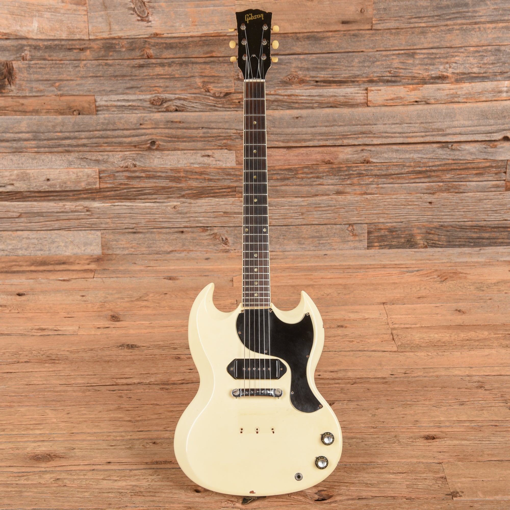 Gibson SG Junior Polaris White 1965 Electric Guitars
