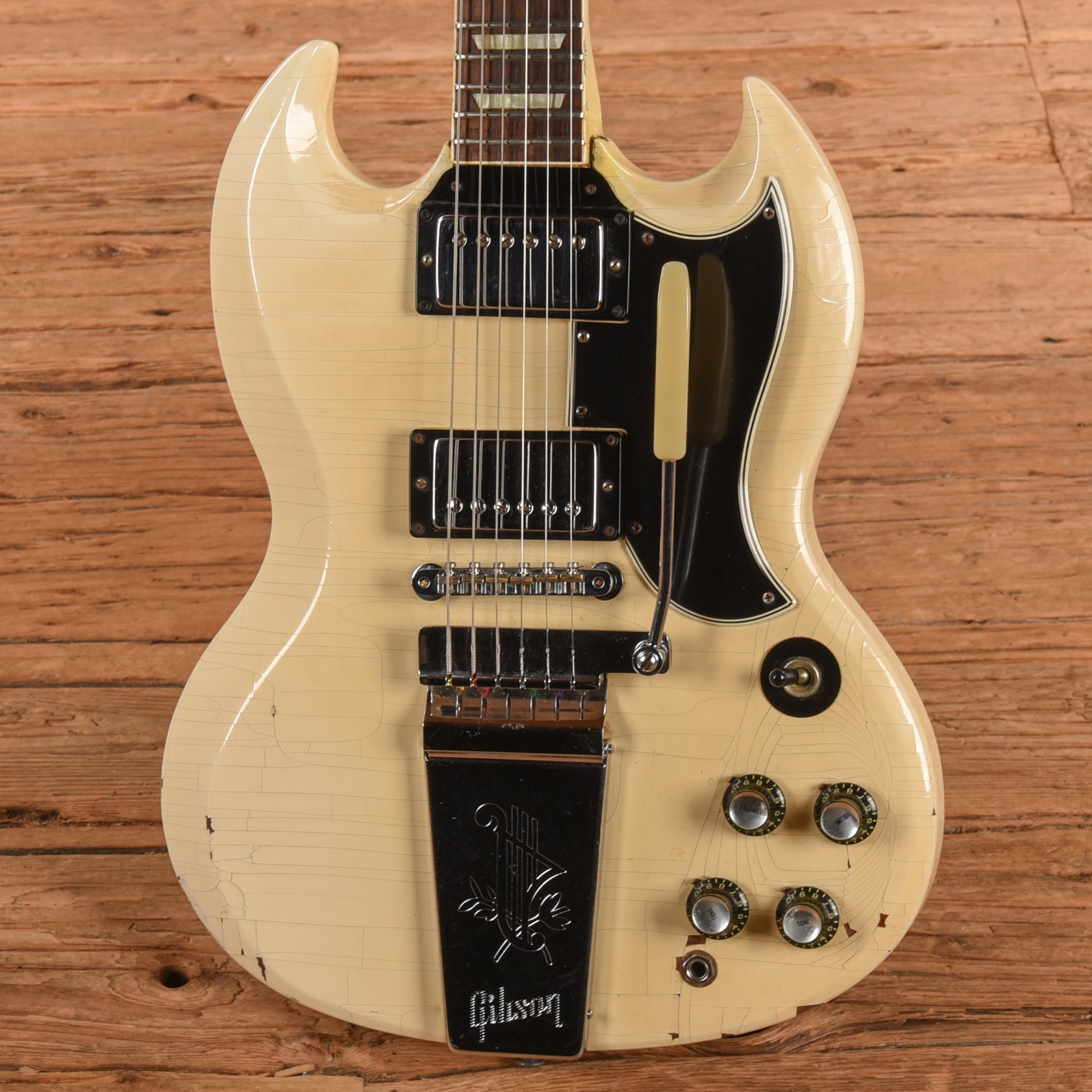 Gibson SG Standard Polaris White 1965 Electric Guitars