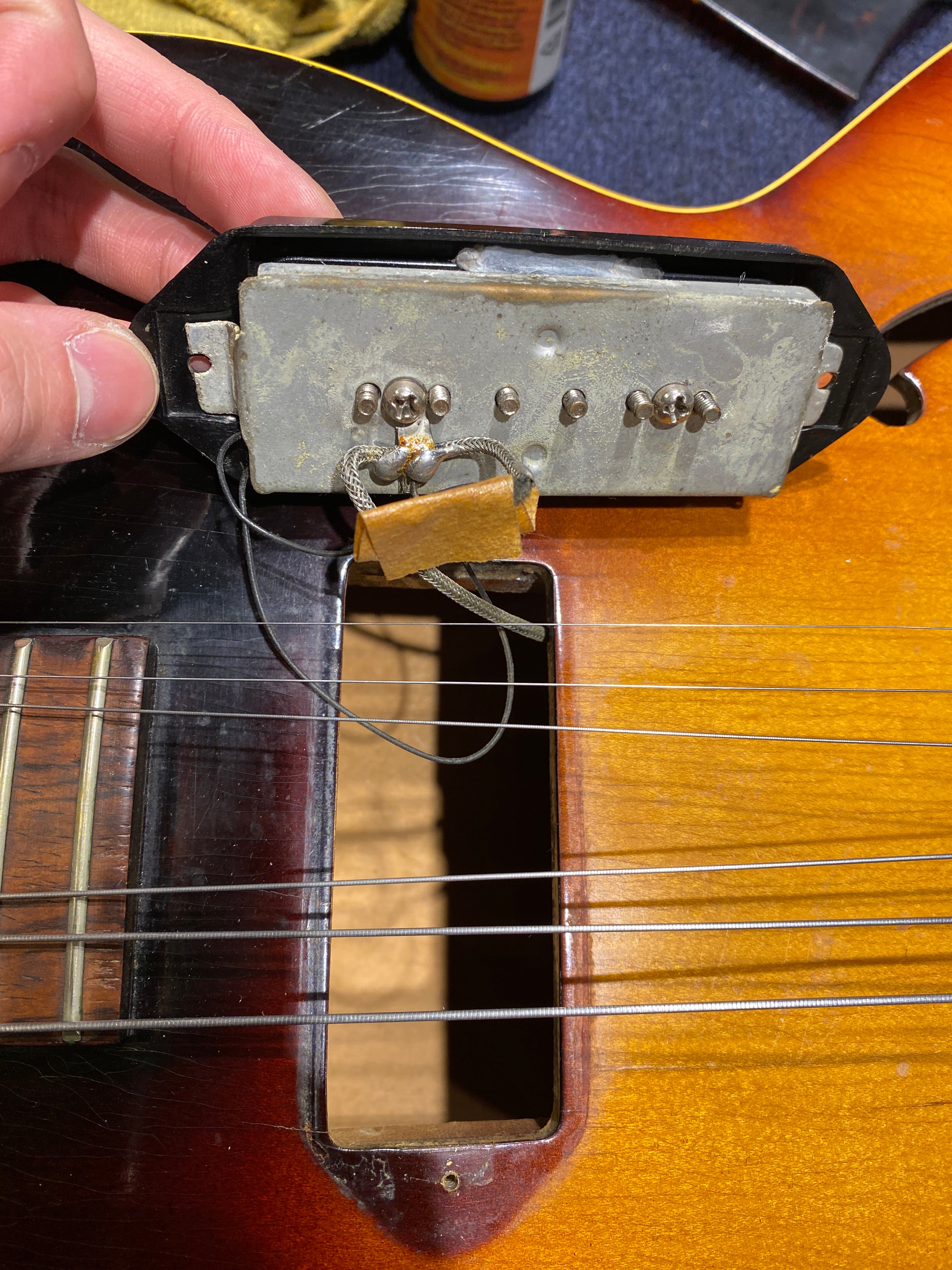 Gibson ES-125 Sunburst 1958 Electric Guitars / Hollow Body