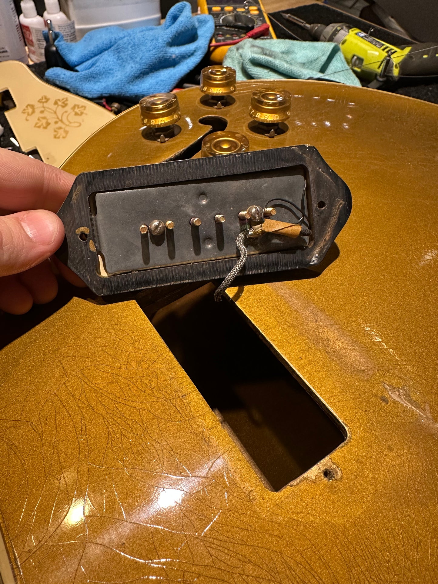 Gibson ES-295 Gold 1952 Electric Guitars / Hollow Body