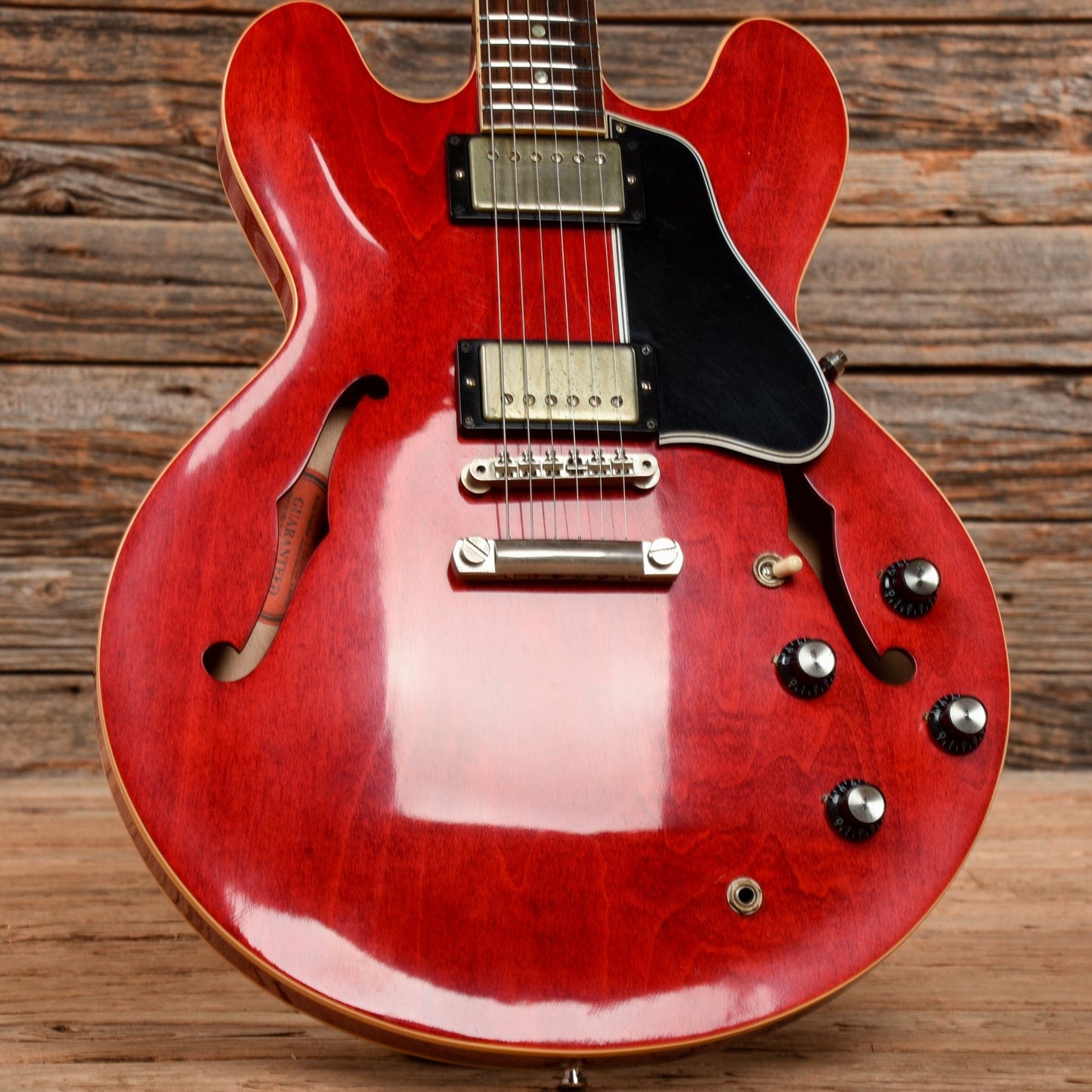 Gibson 61 Warren Haynes ES-335 Cherry Electric Guitars / Semi-Hollow