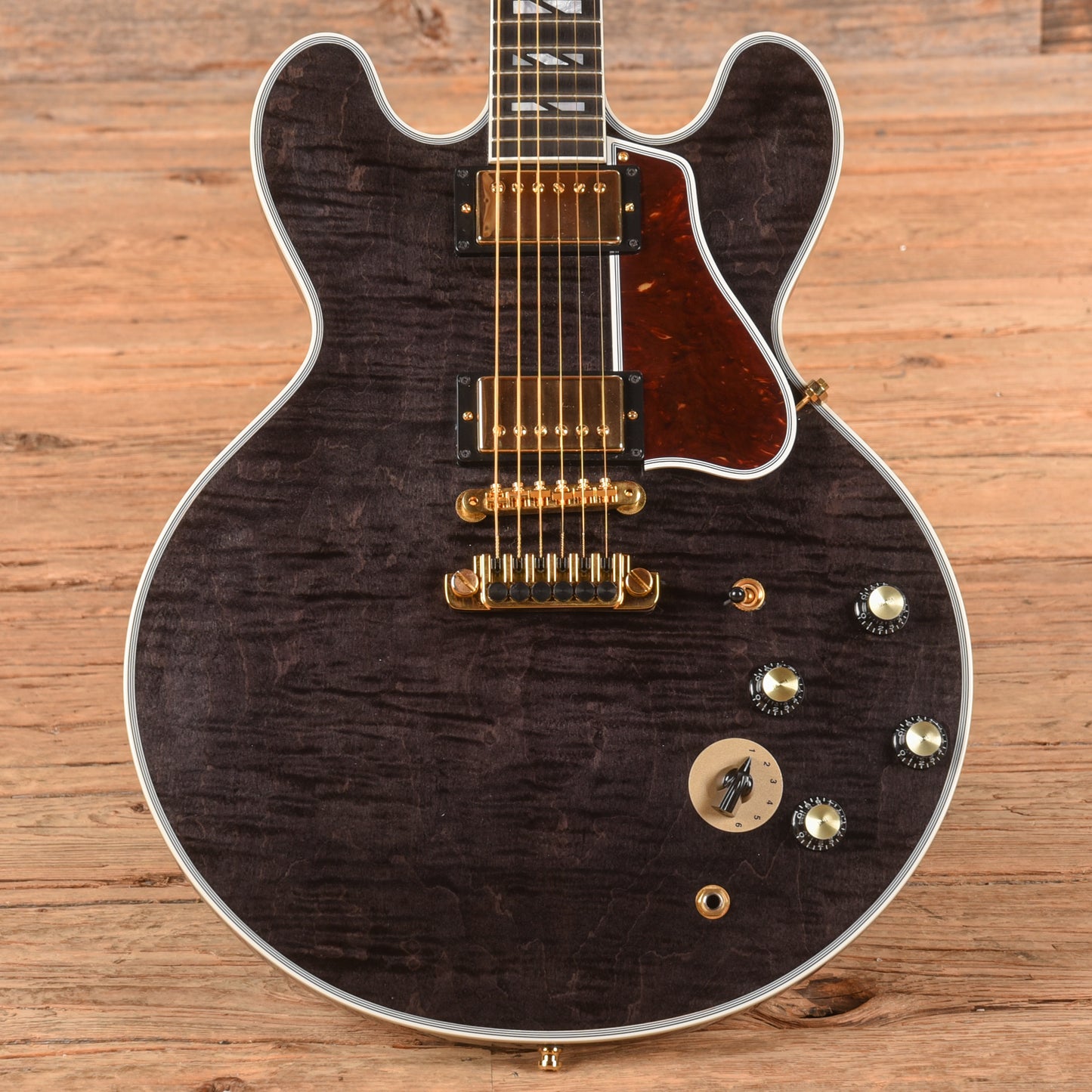 Gibson B.B. King Lucille Legacy Transparent Ebony Electric Guitars / Semi-Hollow