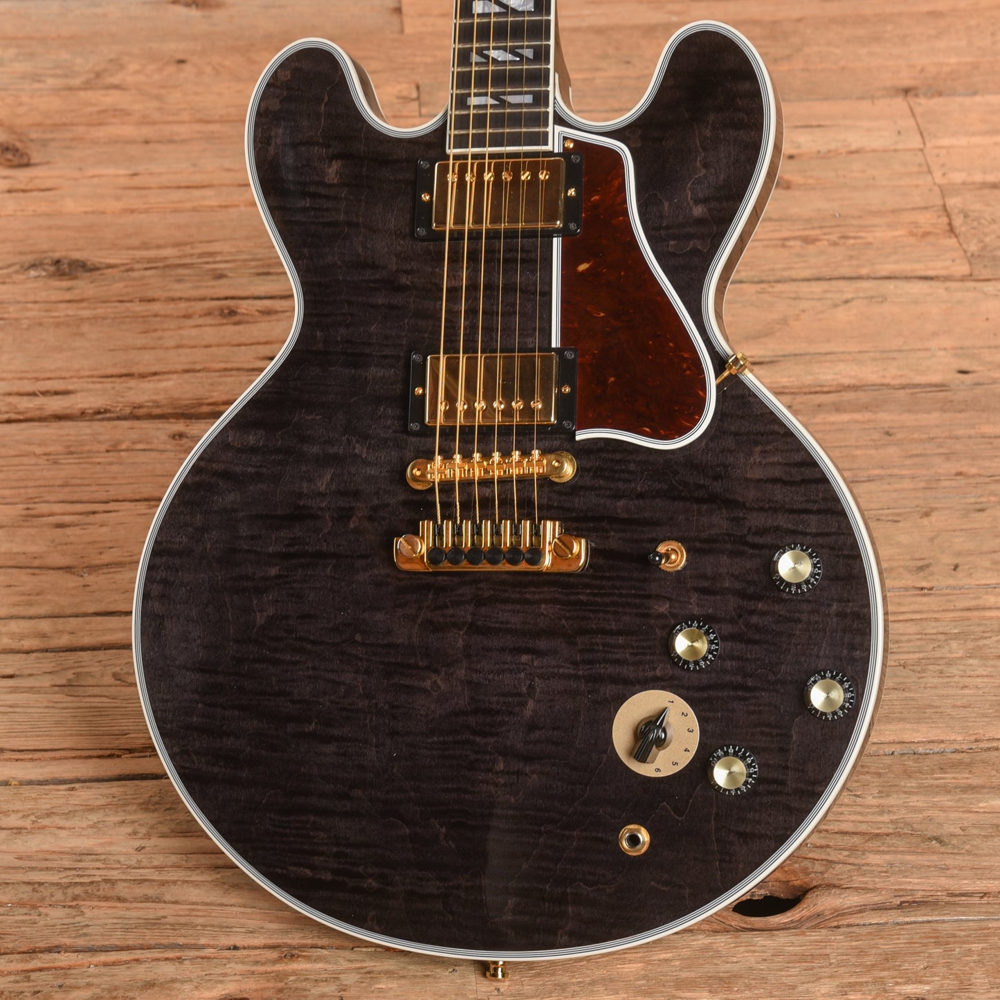 Gibson B.B. King Lucille Legacy Transparent Ebony Electric Guitars / Semi-Hollow