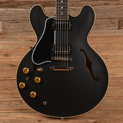 Gibson Custom '59 ES-335 Satin Satin Ebony 2019 LEFTY Electric Guitars / Semi-Hollow