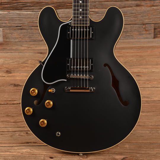 Gibson Custom '59 ES-335 Satin Satin Ebony 2019 LEFTY Electric Guitars / Semi-Hollow
