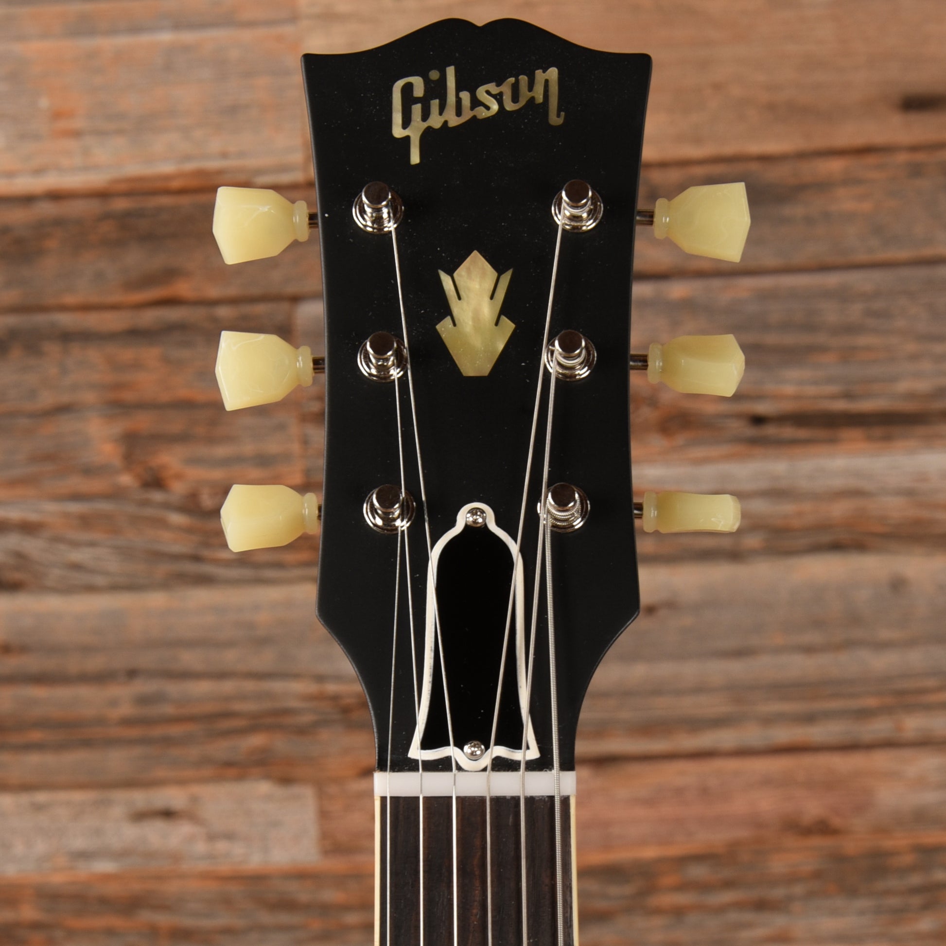 Gibson Custom '59 ES-335 Satin Satin Ebony 2019 LEFTY Electric Guitars / Semi-Hollow