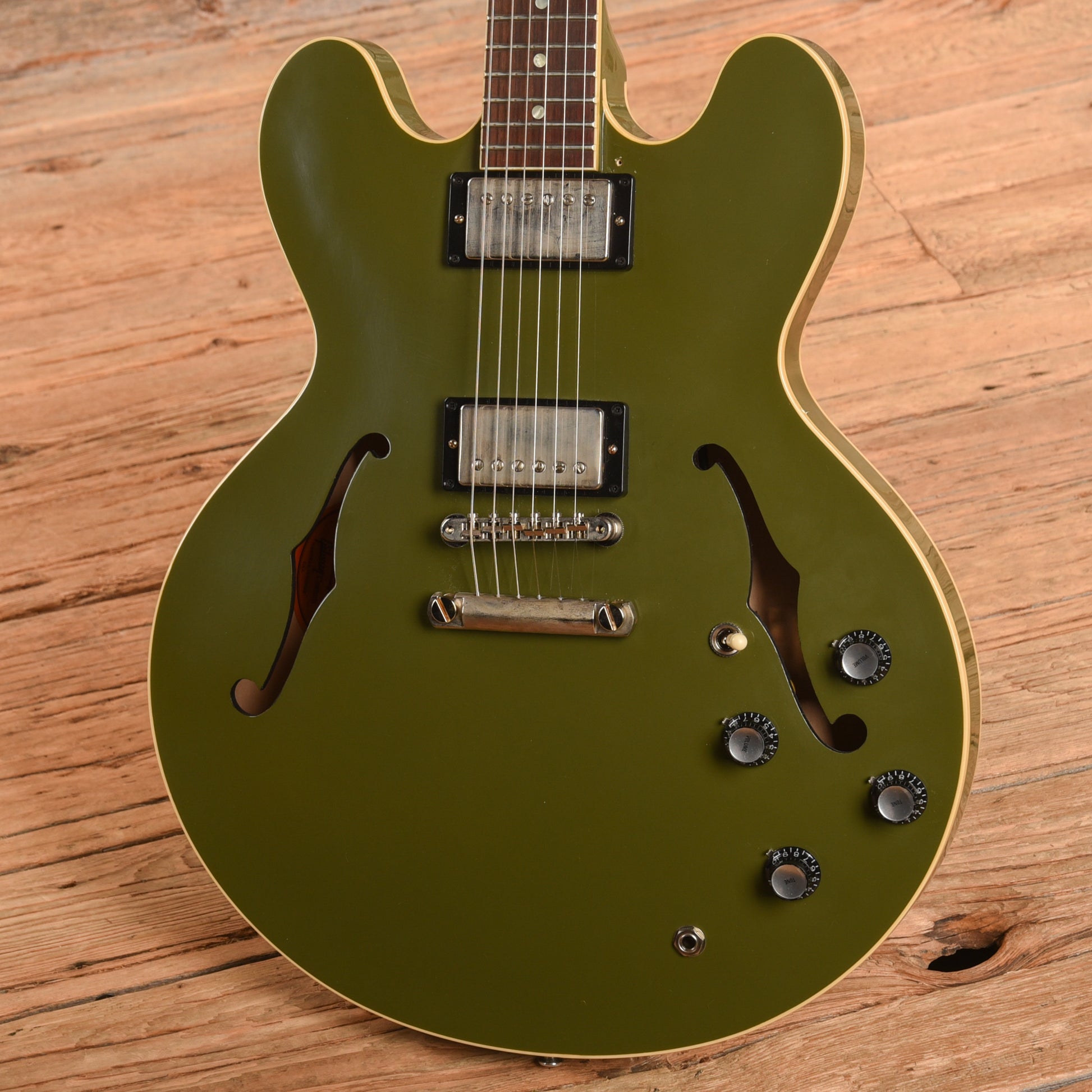 Gibson Custom '61 ES-335 "CME Spec" Antique Olive Drab 2020 Electric Guitars / Semi-Hollow