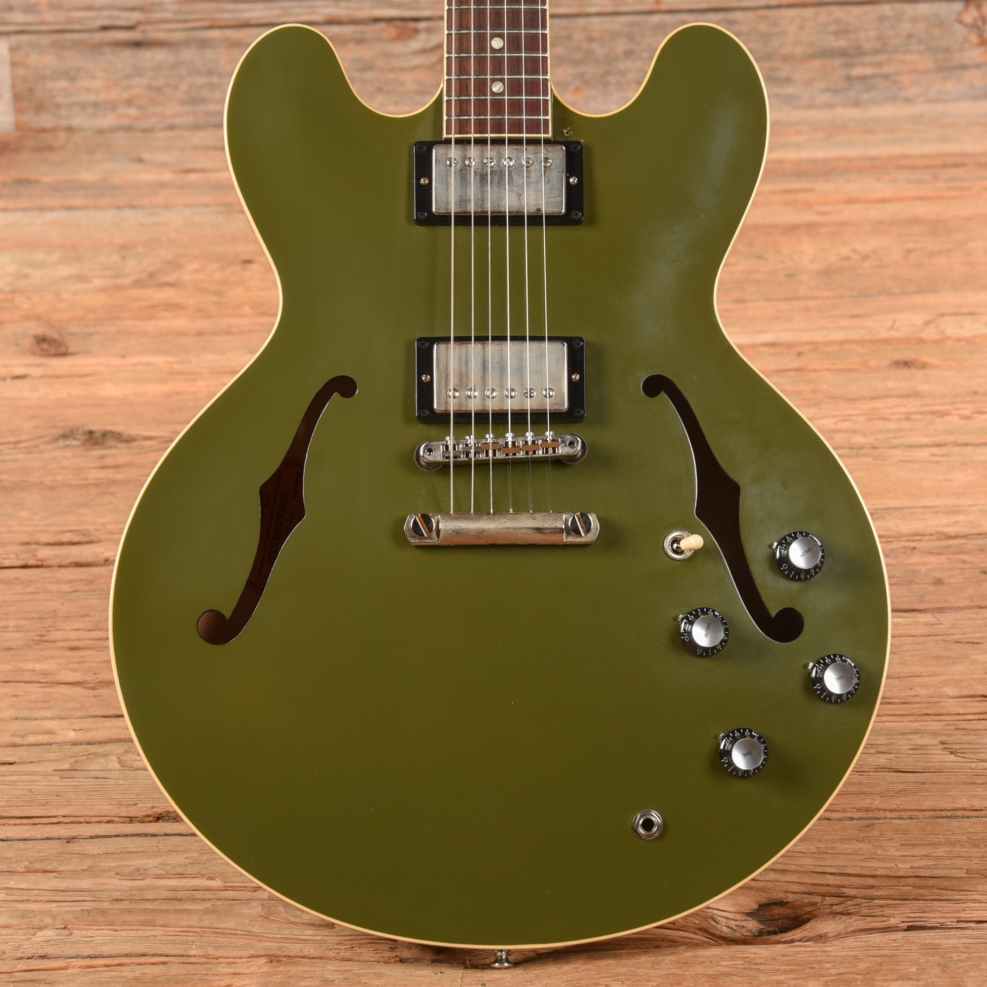 Gibson Custom '61 ES-335 "CME Spec" Antique Olive Drab 2020 Electric Guitars / Semi-Hollow