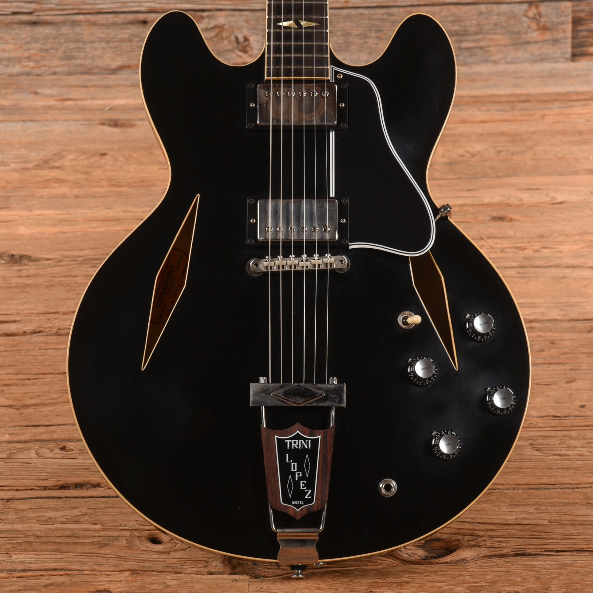 Gibson Custom '64 Trini Lopez Standard Ebony 2021 Electric Guitars / Semi-Hollow