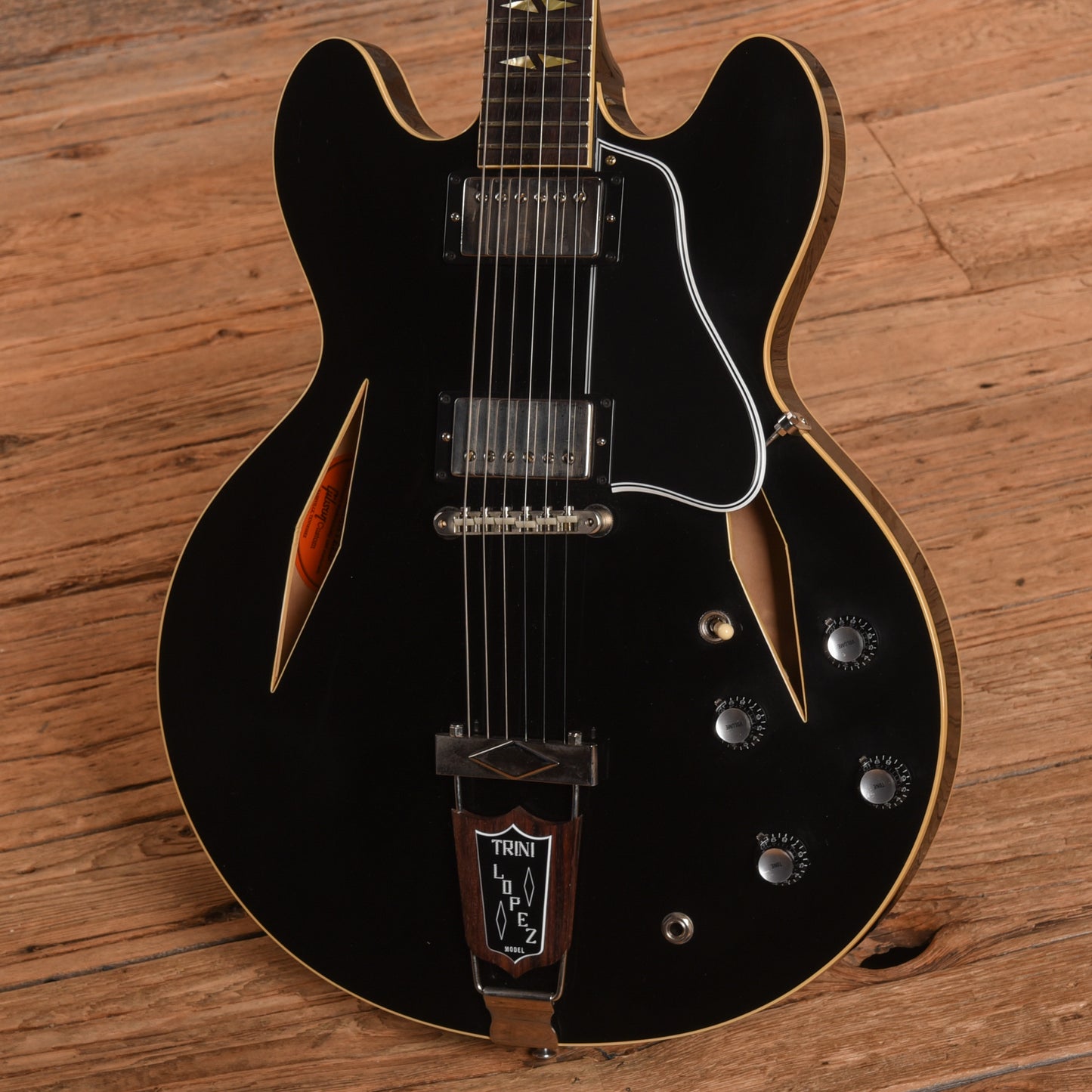 Gibson Custom '64 Trini Lopez Standard Ebony 2021 Electric Guitars / Semi-Hollow