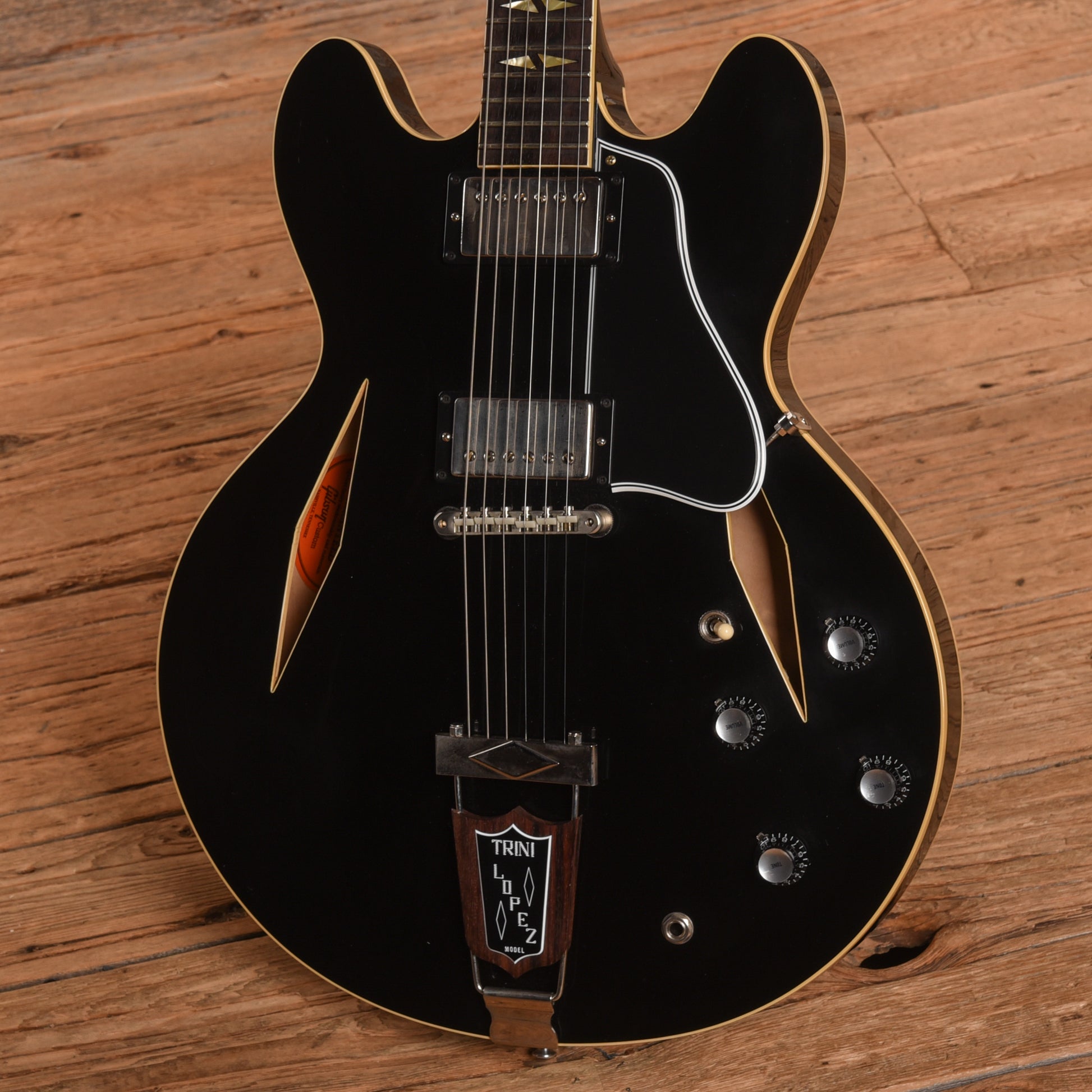 Gibson Custom '64 Trini Lopez Standard Ebony 2021 Electric Guitars / Semi-Hollow