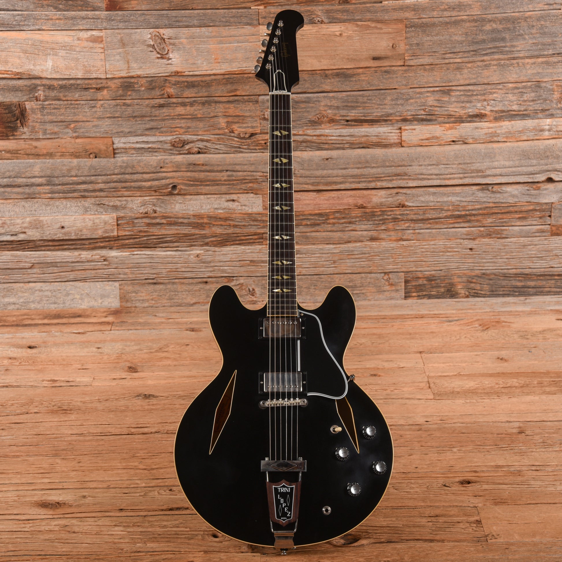Gibson Custom '64 Trini Lopez Standard Ebony 2021 Electric Guitars / Semi-Hollow