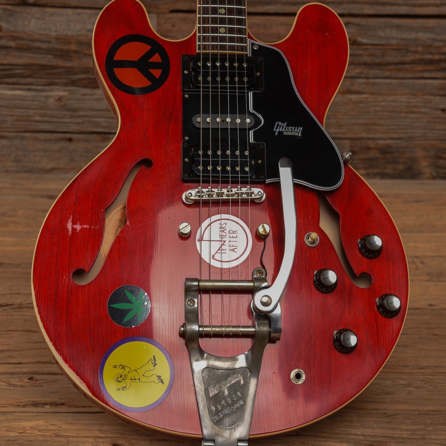 Gibson Custom Alvin Lee Signature ES-335 '69 Festival Cherry Electric Guitars / Semi-Hollow