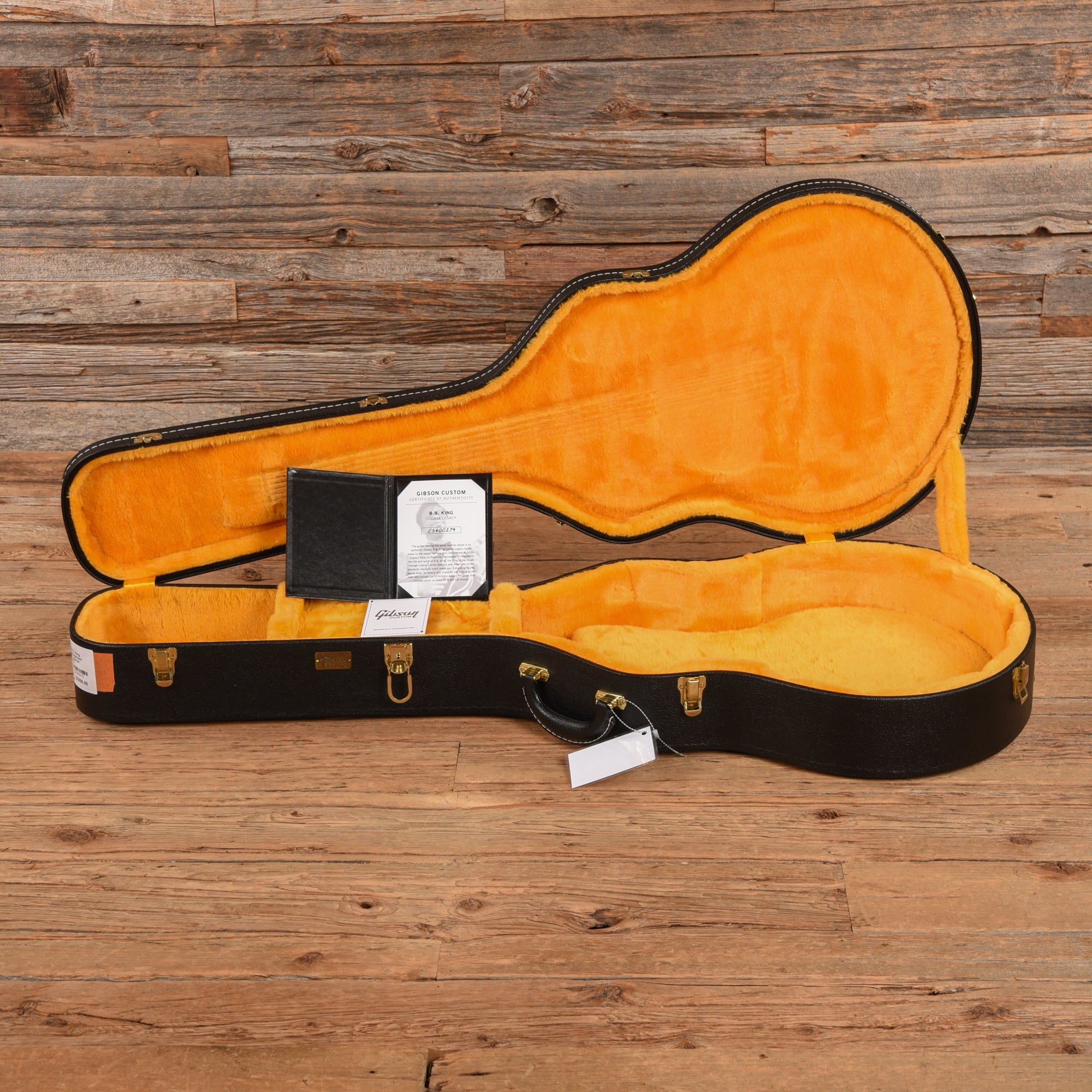 Gibson Custom B.B. King Lucille Legacy Transparent Ebony Electric Guitars / Semi-Hollow