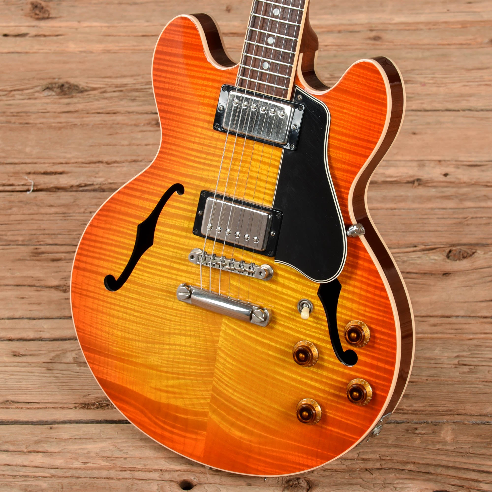 Gibson Custom CS-336 Tangerine Burst Electric Guitars / Semi-Hollow