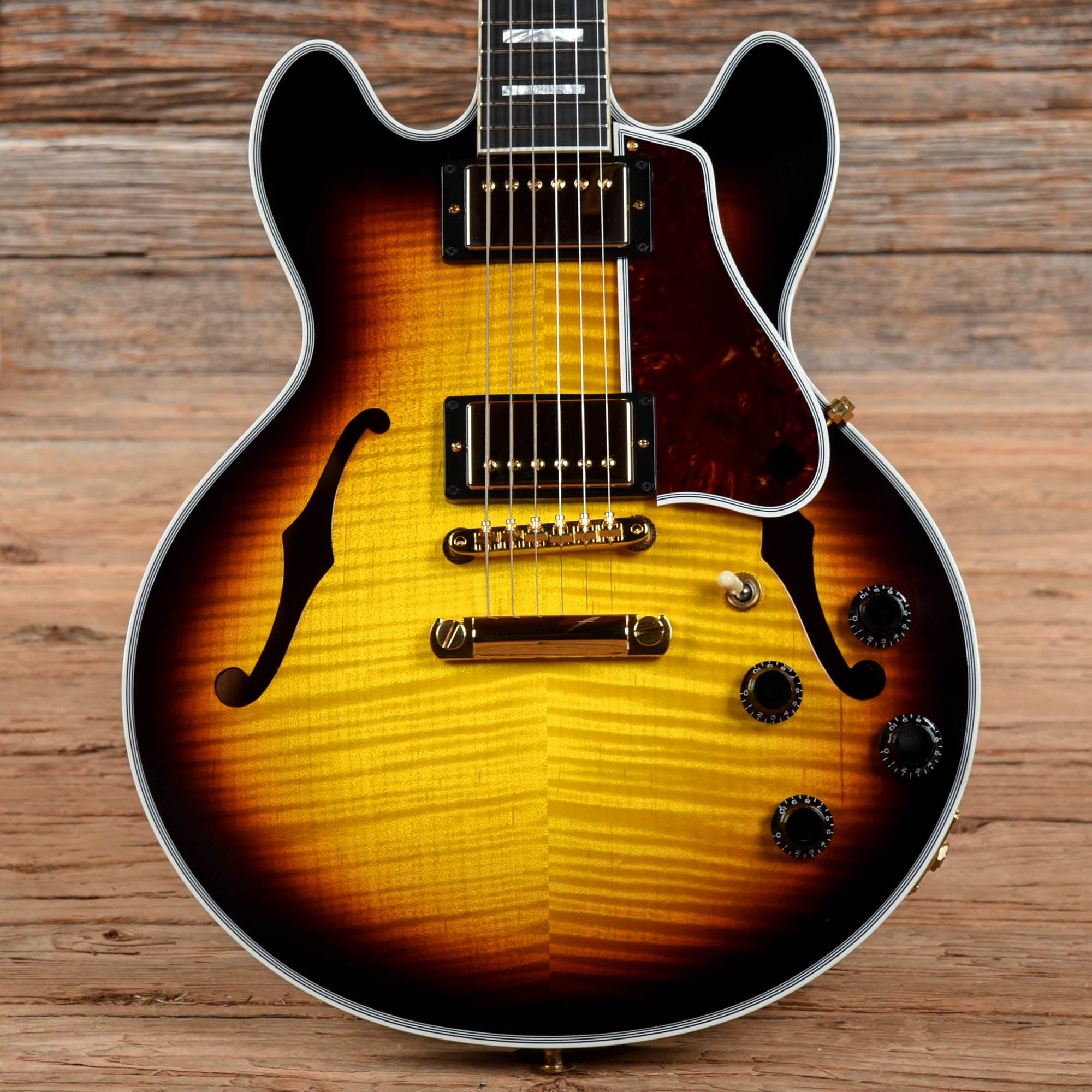 Gibson Custom CS-356 Figured Sunburst 2013 Electric Guitars / Semi-Hollow