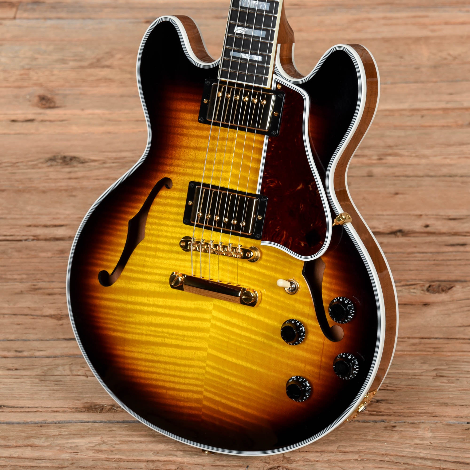 Gibson Custom CS-356 Figured Sunburst 2013 Electric Guitars / Semi-Hollow