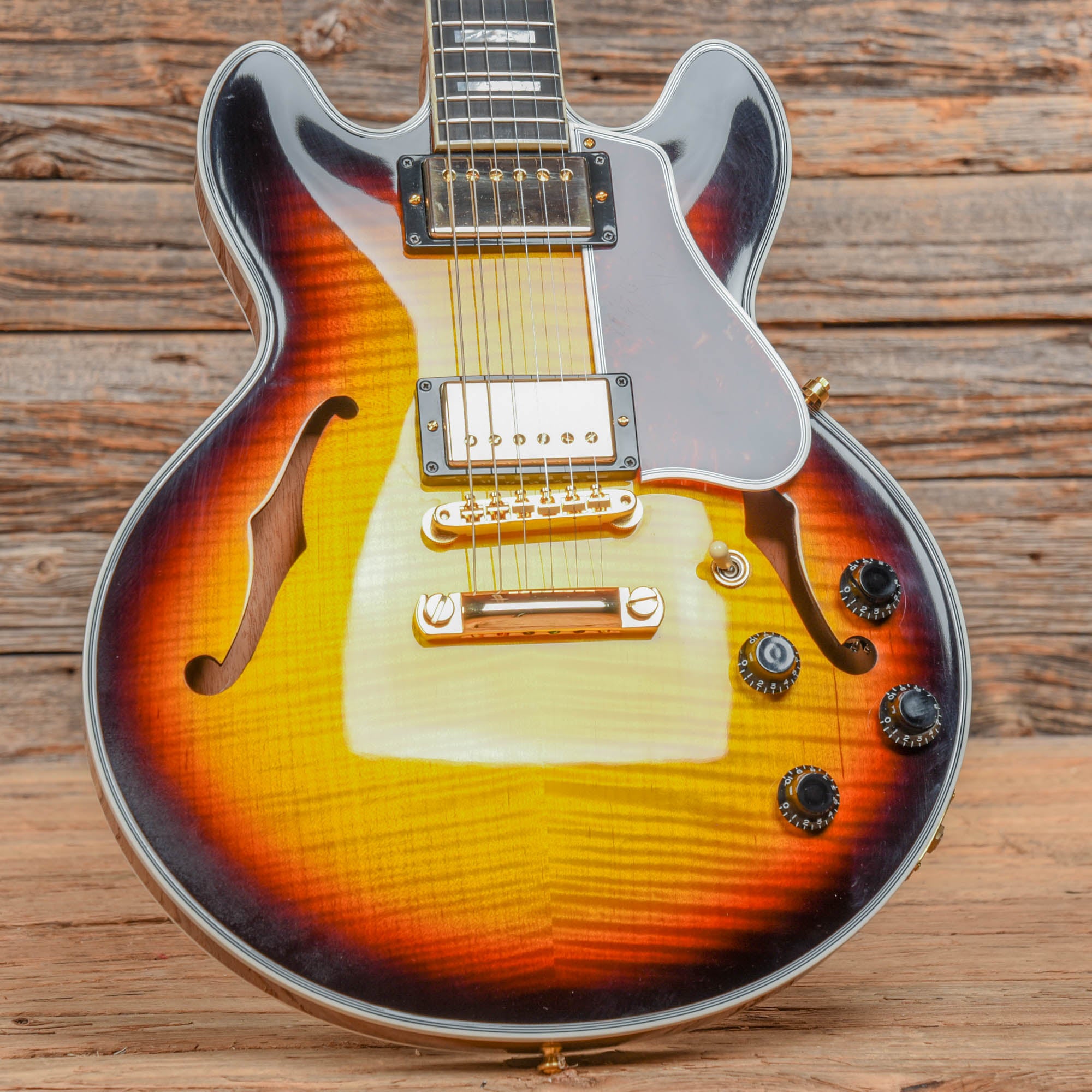 Gibson Custom CS-356 Figured Sunburst 2013 Electric Guitars / Semi-Hollow