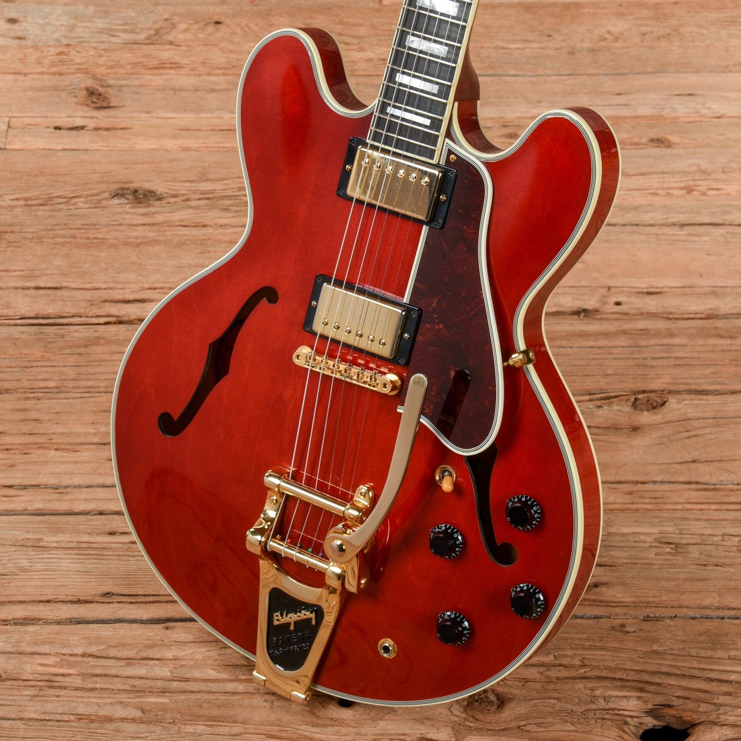 Gibson Custom ES-355 Mono w/ Bigsby Cherry 2007 Electric Guitars / Semi-Hollow