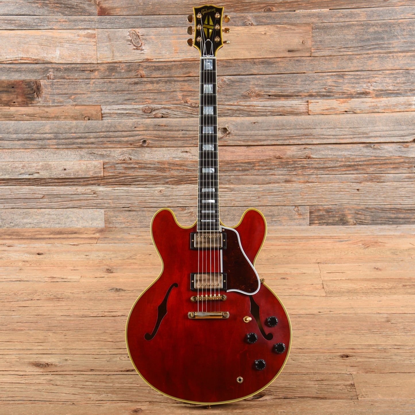 Gibson Custom ES-355 Stop Bar Viking Red 2018 Electric Guitars / Semi-Hollow