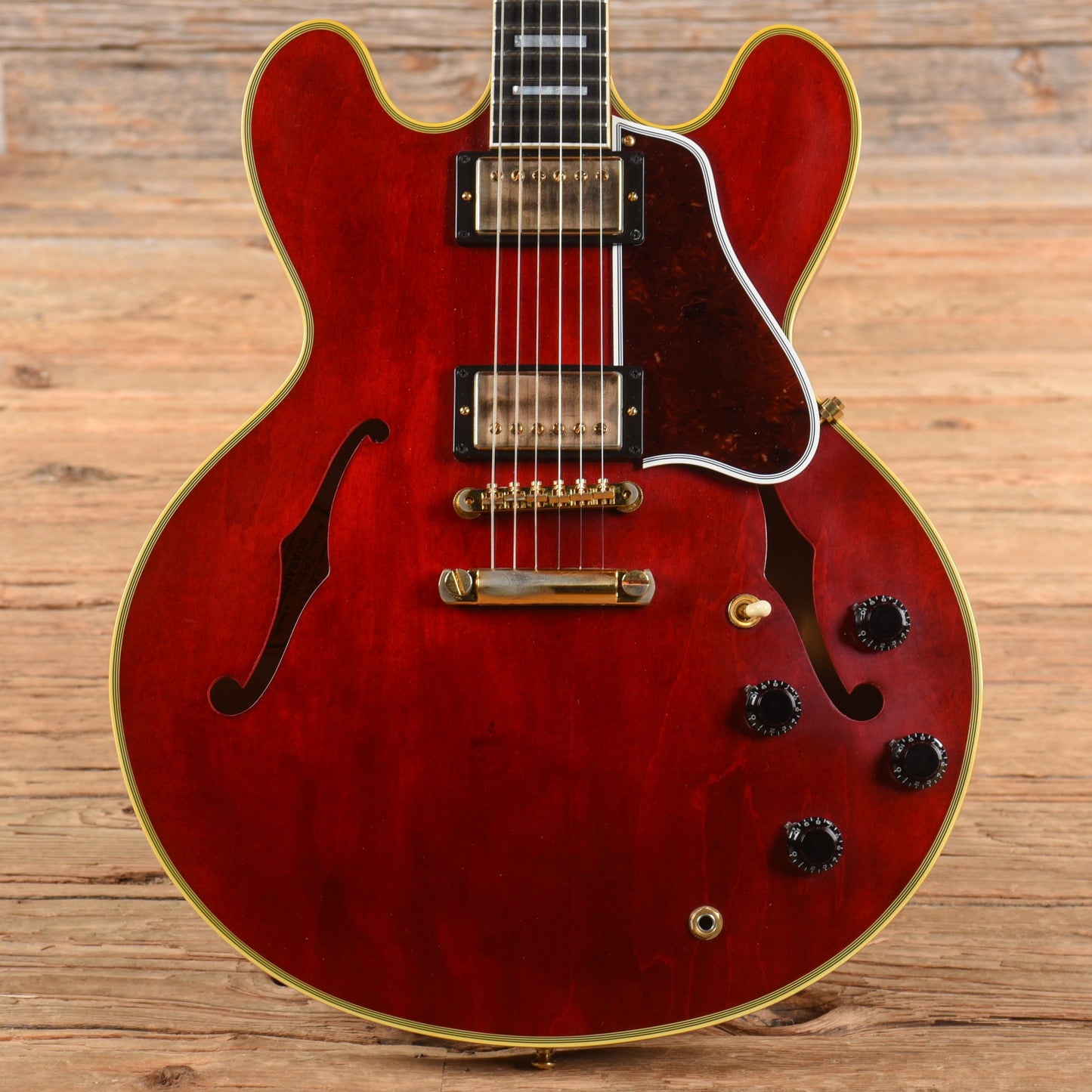 Gibson Custom ES-355 Stop Bar Viking Red 2018 Electric Guitars / Semi-Hollow