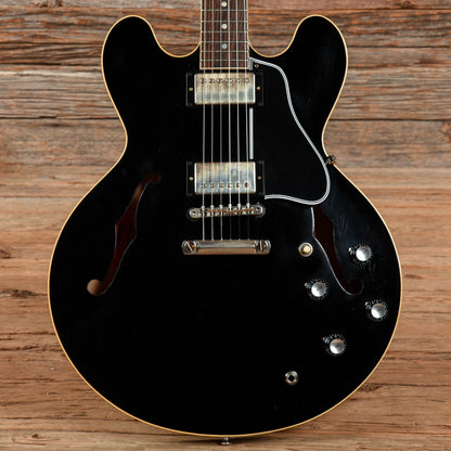 Gibson Custom Murphy Lab '61 ES-335 "CME Spec" Ultra Light Aged Antique Ebony Electric Guitars / Semi-Hollow